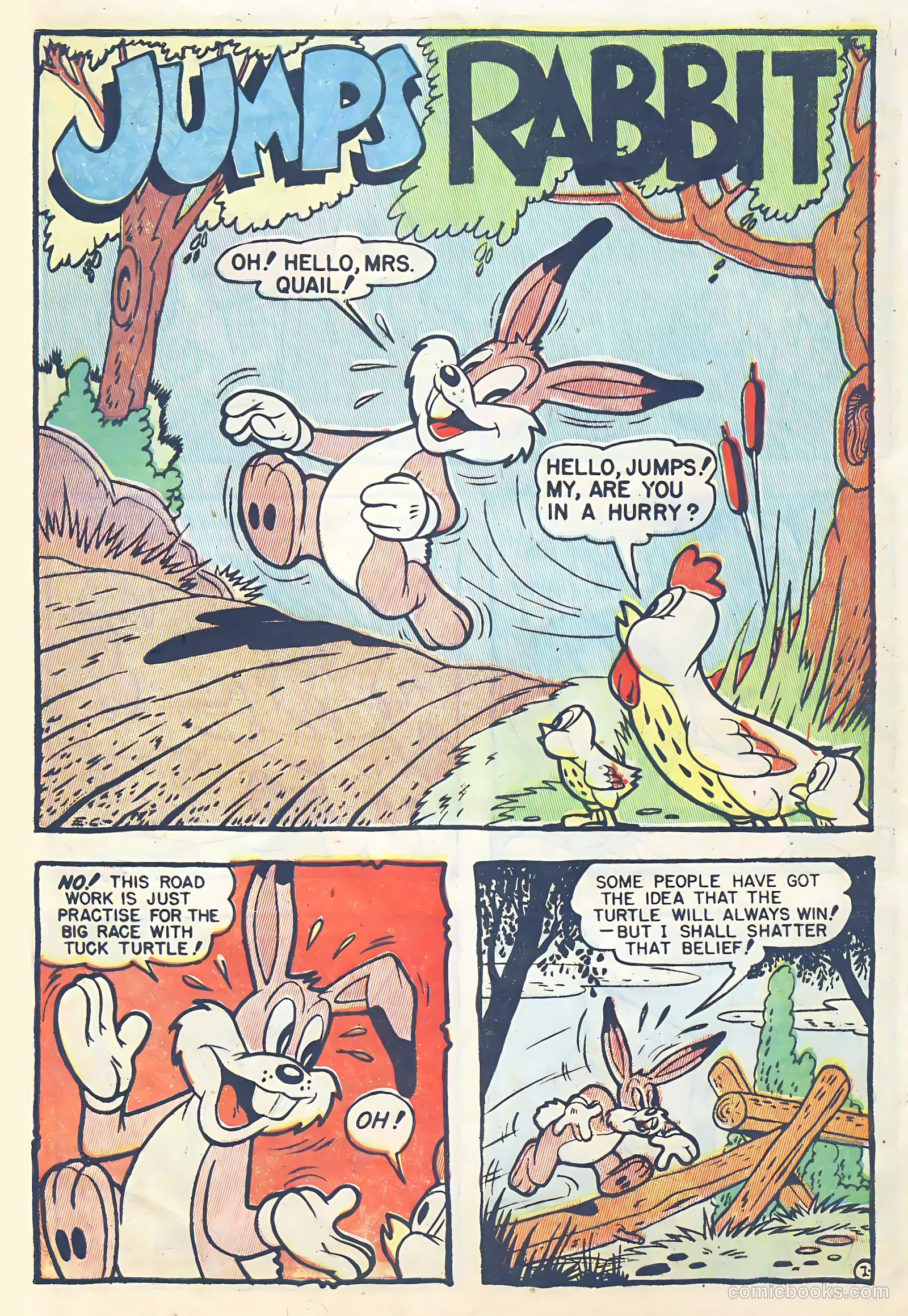 Daffy Tunes Comics #12 (1947) — page 9 of 36