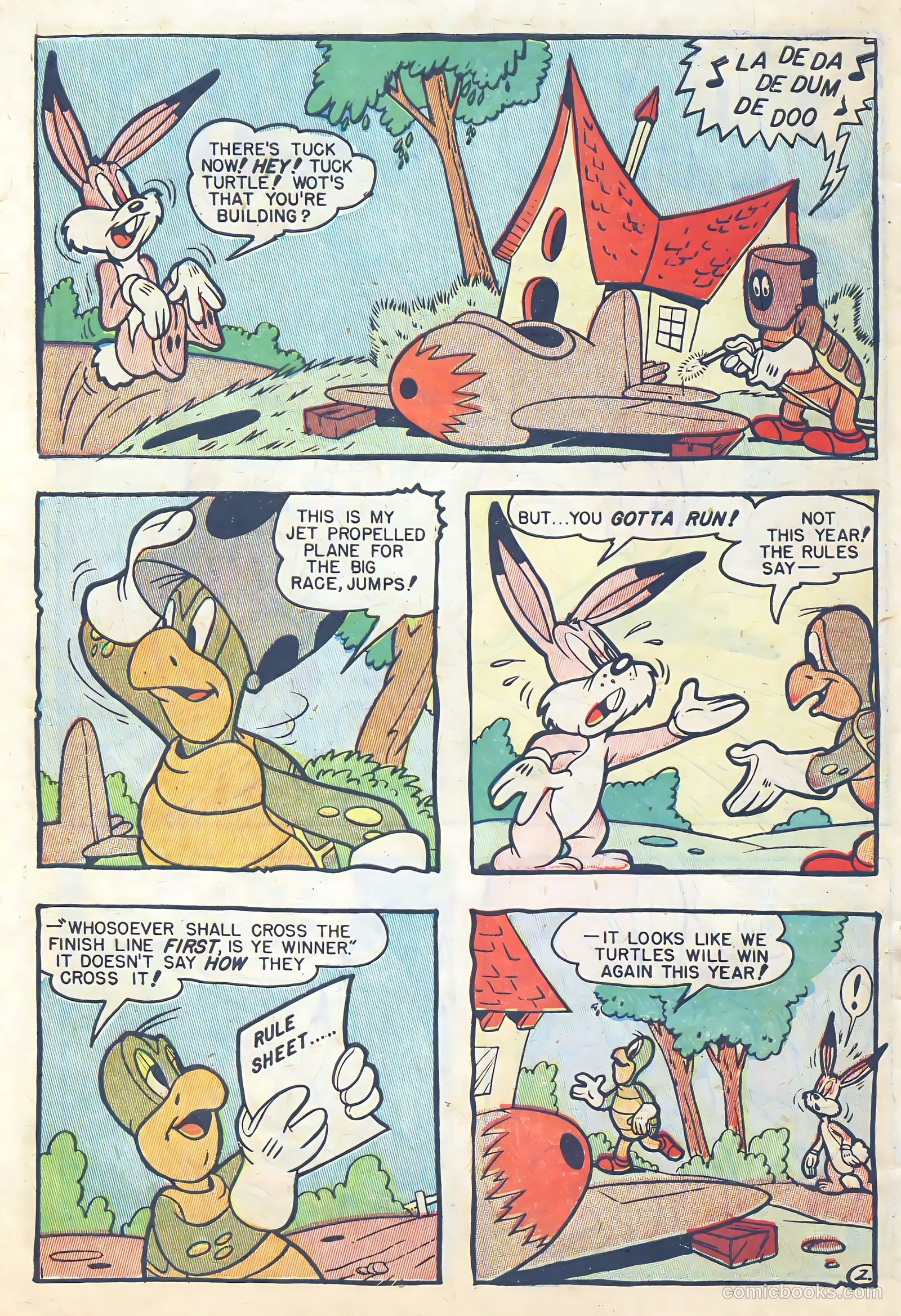 Daffy Tunes Comics #12 (1947) — page 10 of 36