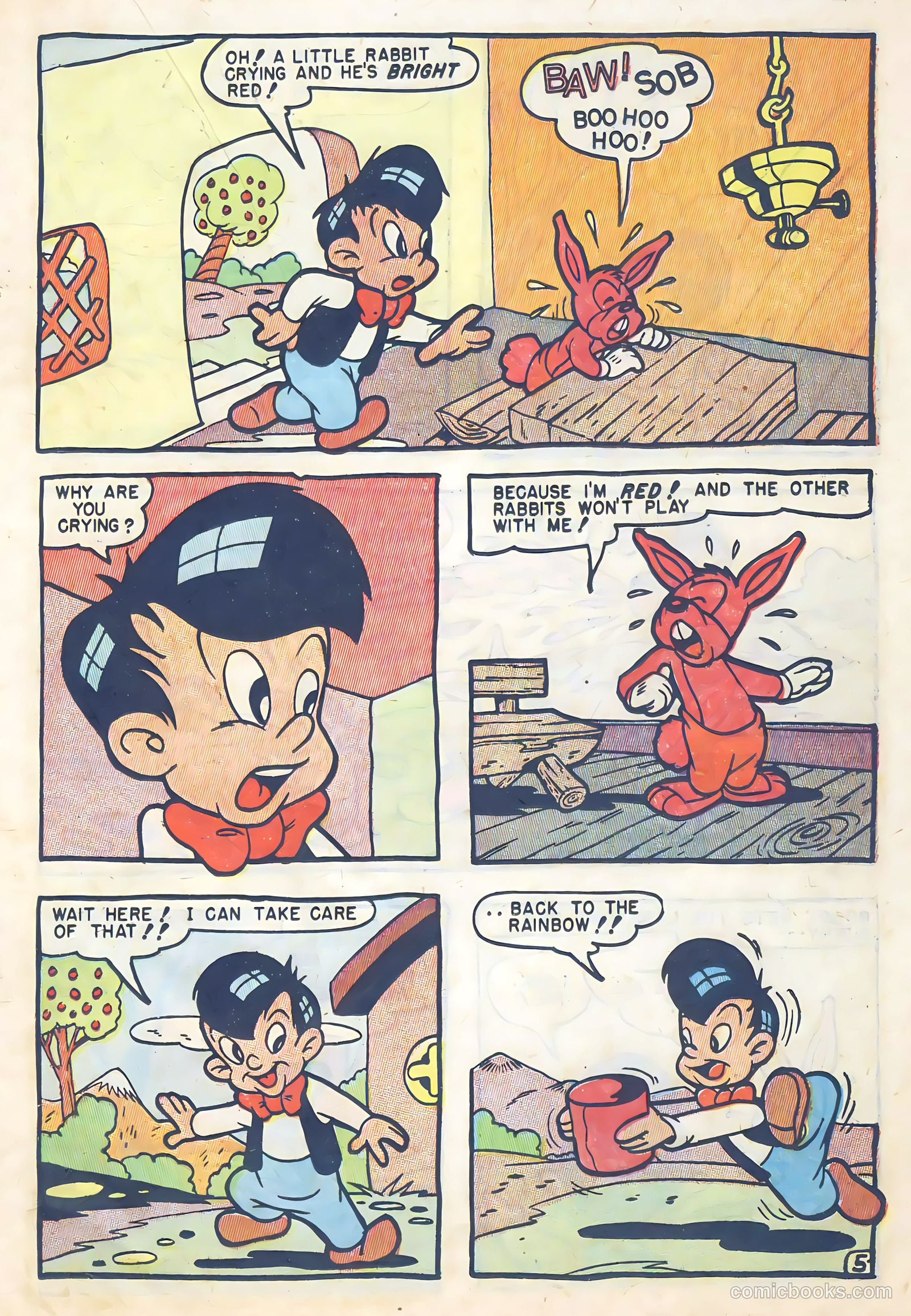 Daffy Tunes Comics #12 (1947) — page 19 of 36
