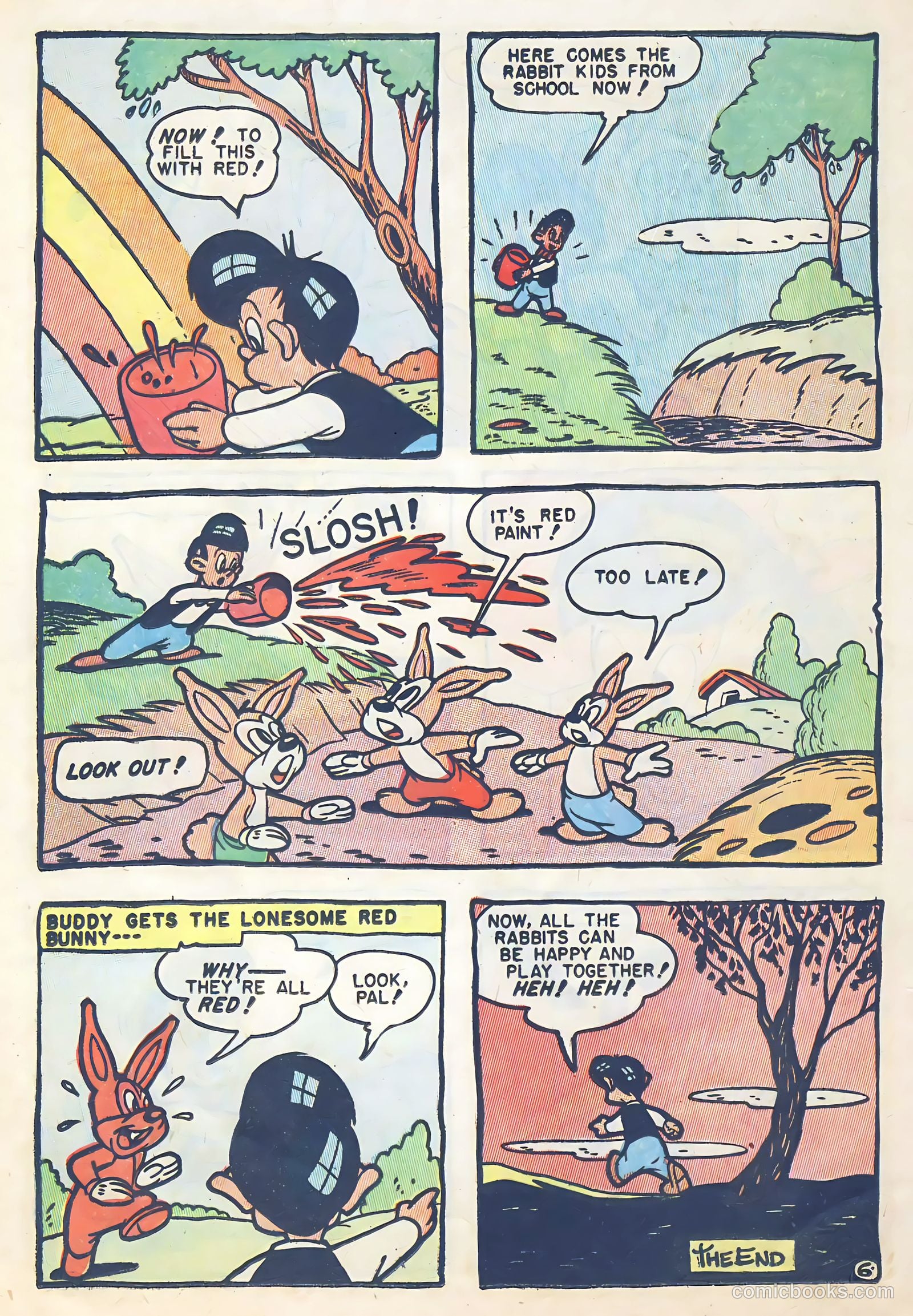 Daffy Tunes Comics #12 (1947) — page 20 of 36