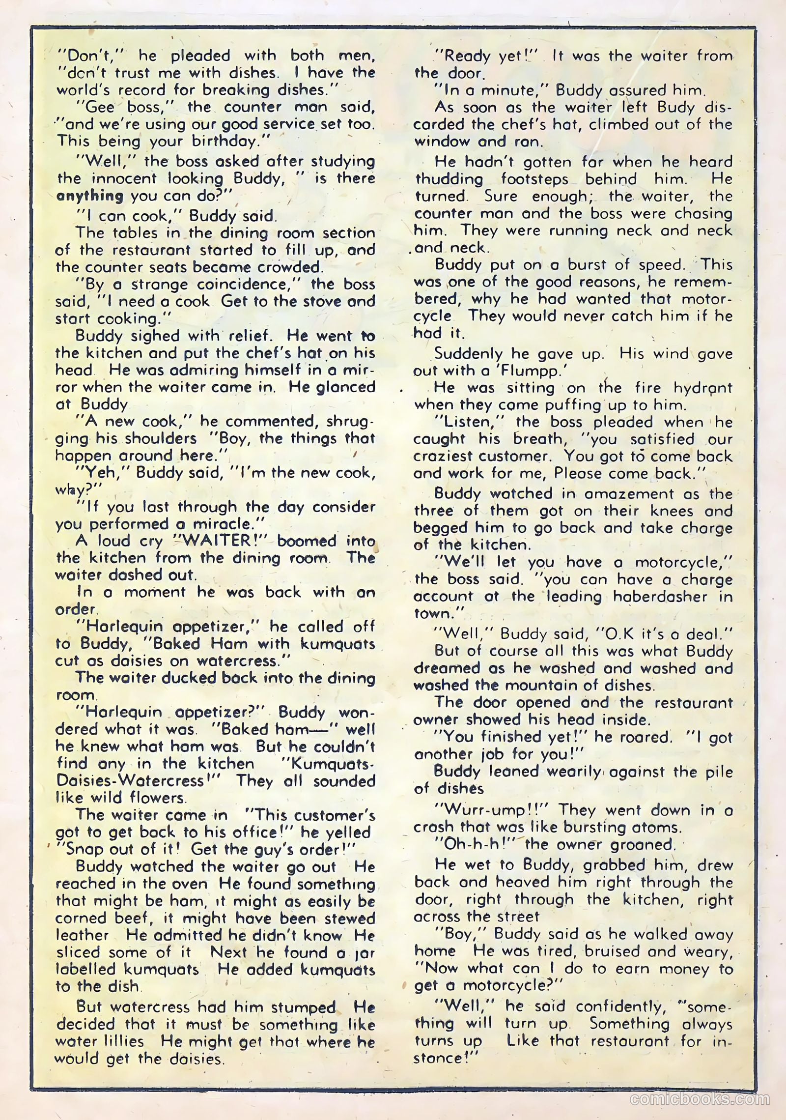Daffy Tunes Comics #12 (1947) — page 22 of 36