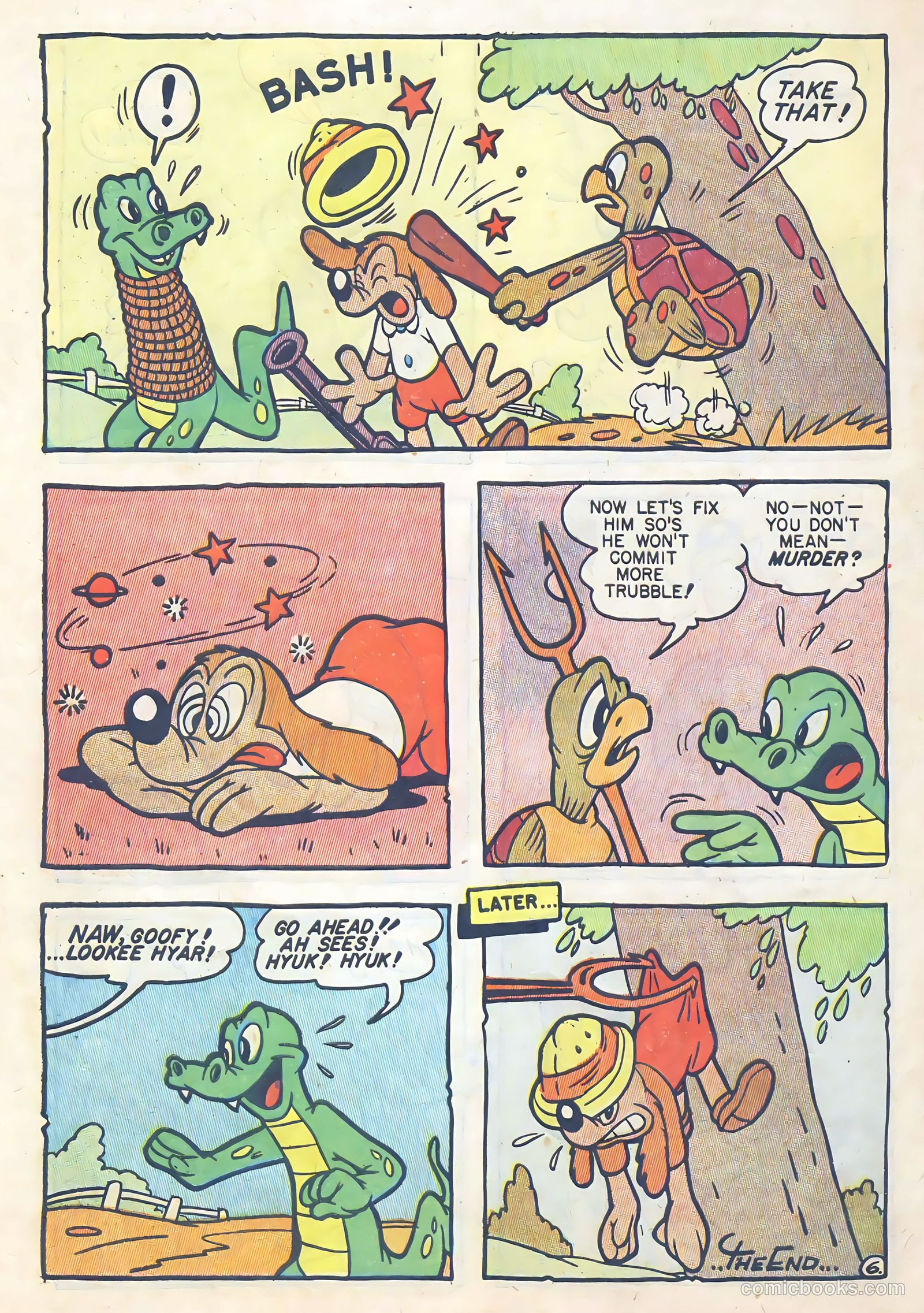 Daffy Tunes Comics #12 (1947) — page 34 of 36