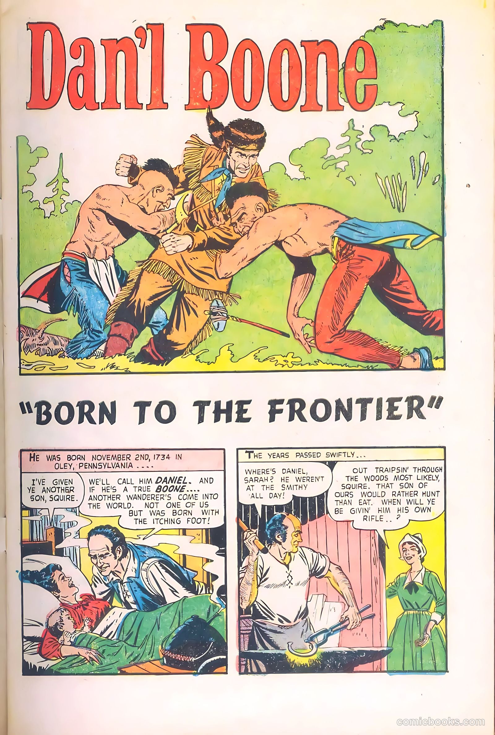 Dan'l Boone #1 (1955) — page 3 of 36