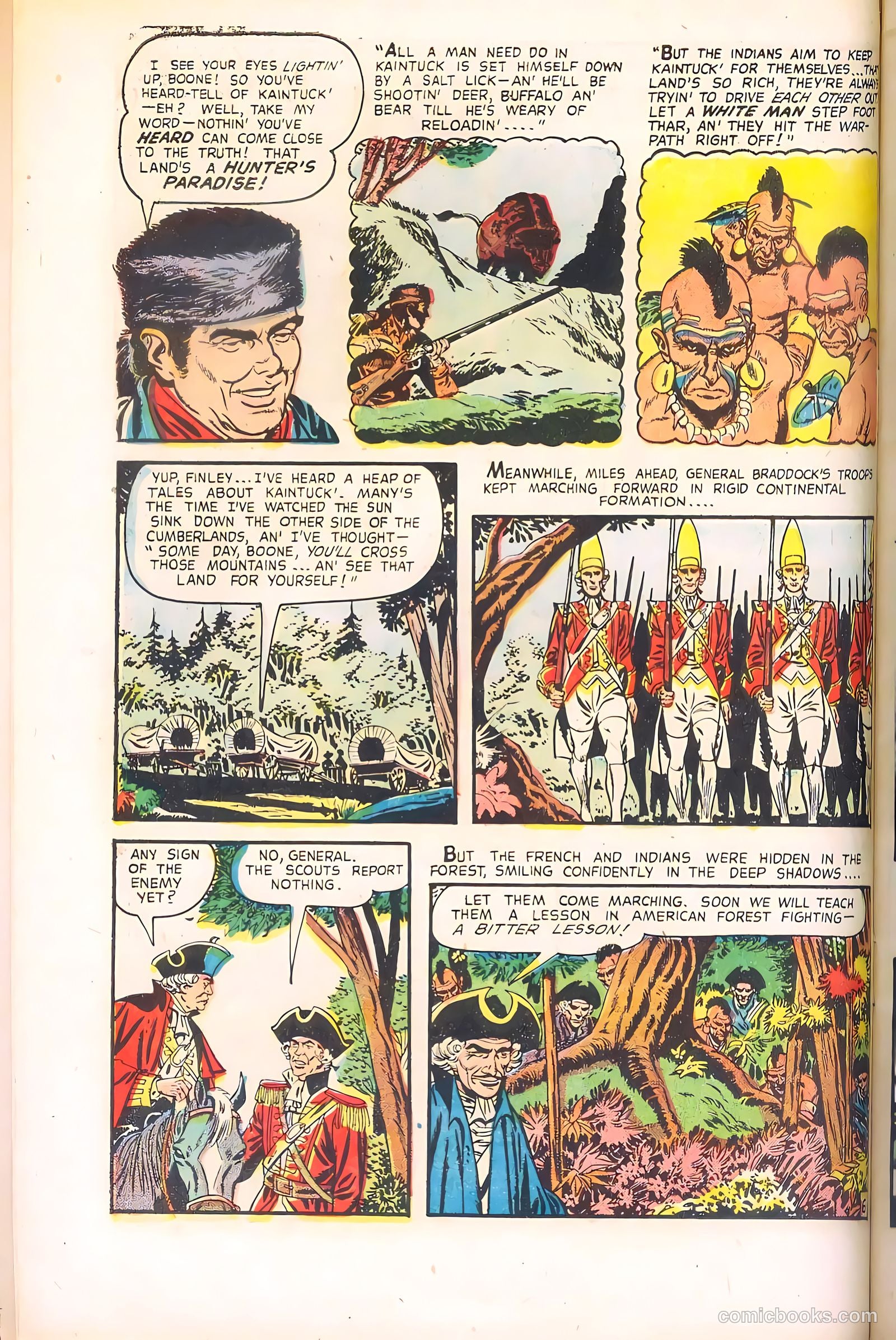 Dan'l Boone #1 (1955) — page 8 of 36