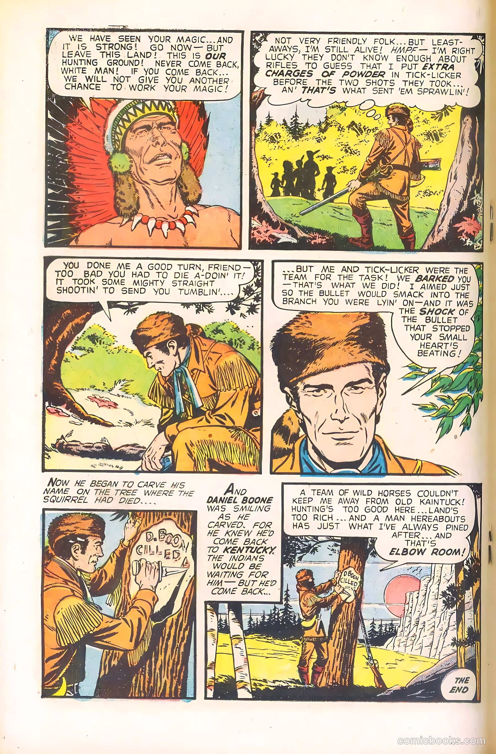 Dan'l Boone #1 (1955) — page 18 of 36