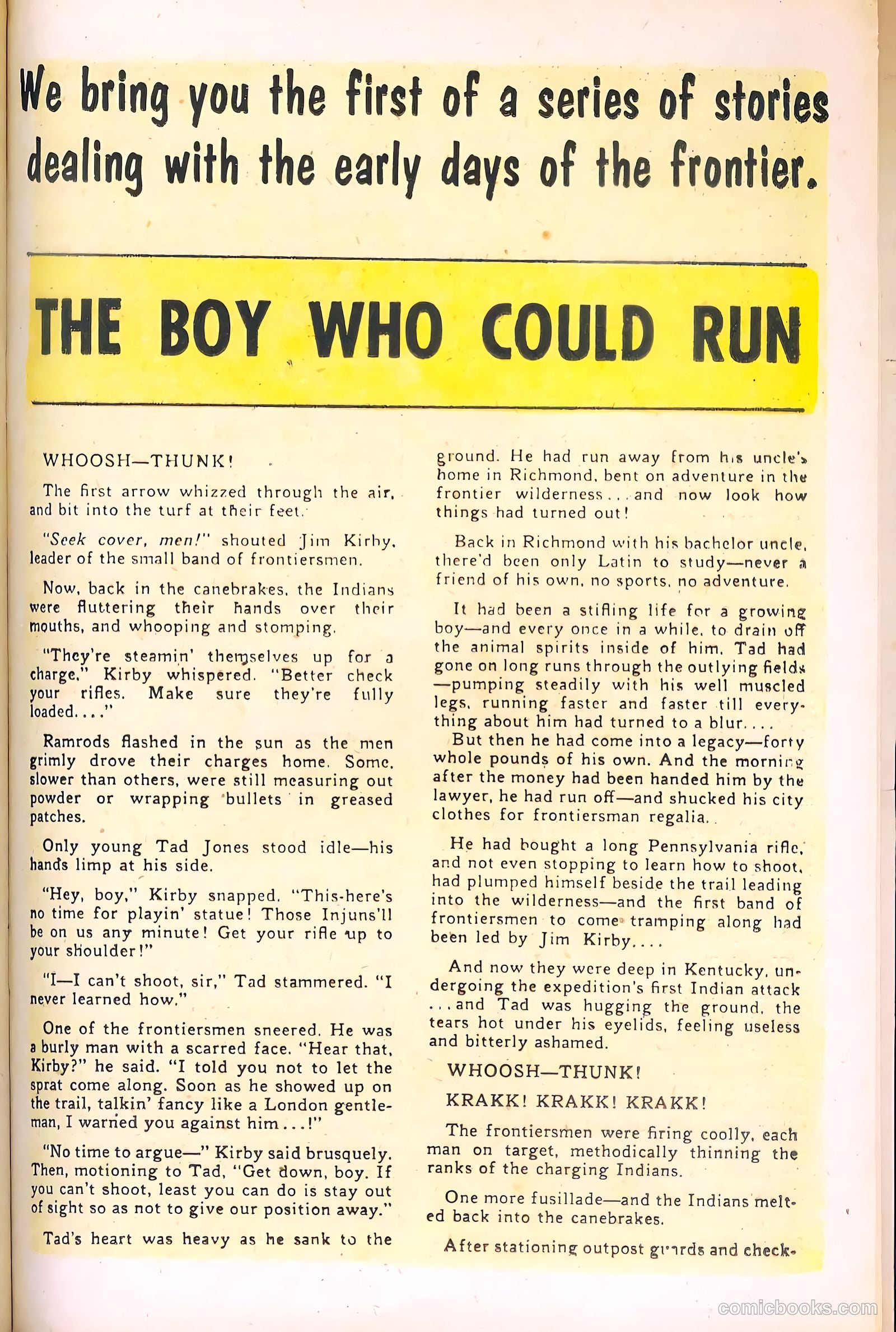 Dan'l Boone #1 (1955) — page 25 of 36