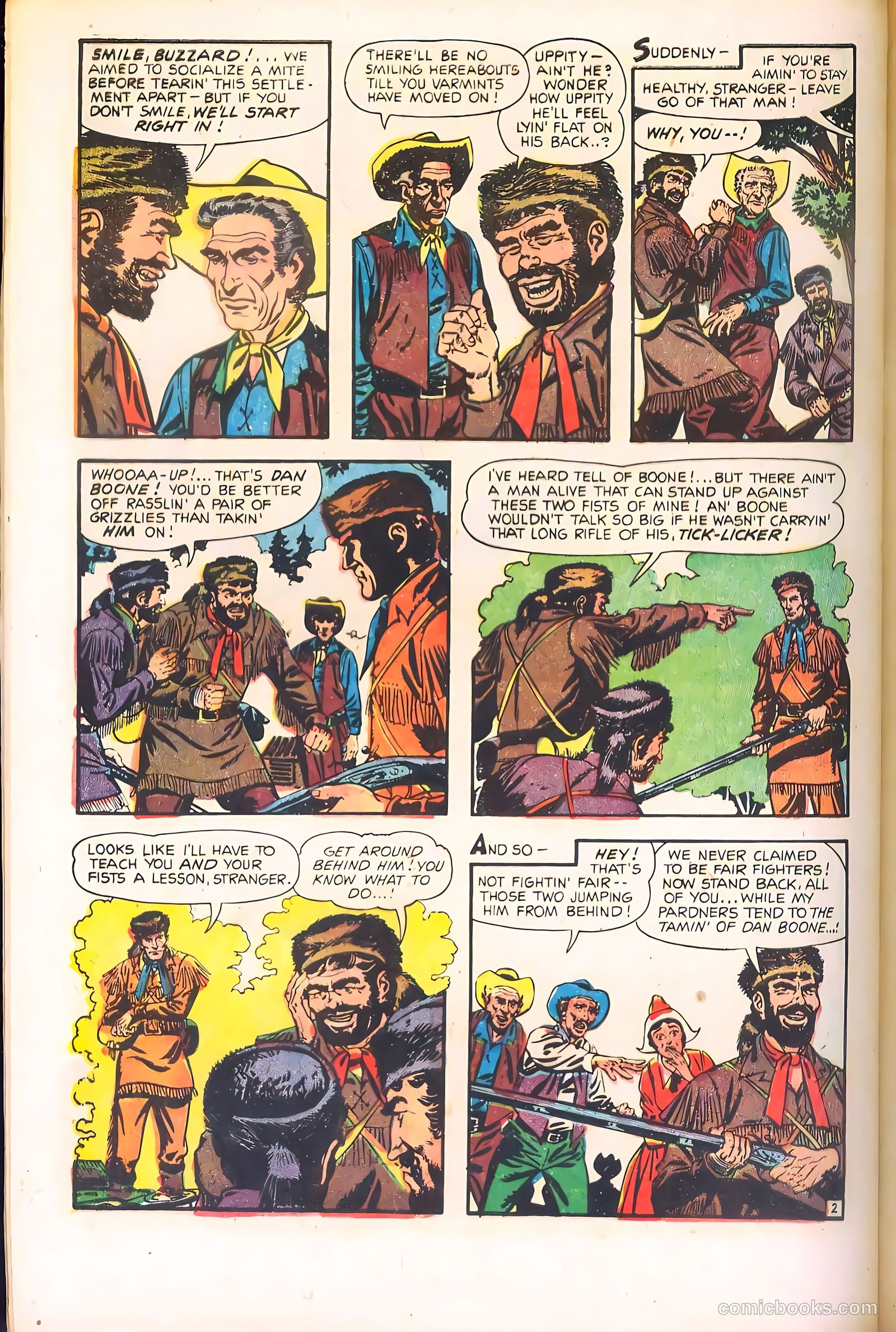 Dan'l Boone #1 (1955) — page 28 of 36