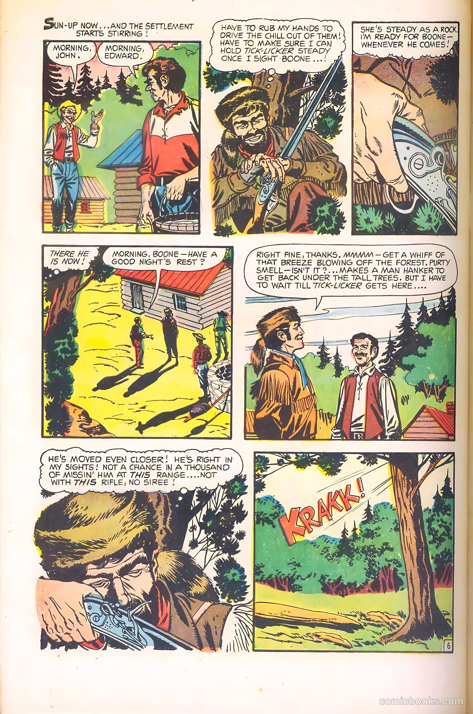 Dan'l Boone #1 (1955) — page 32 of 36
