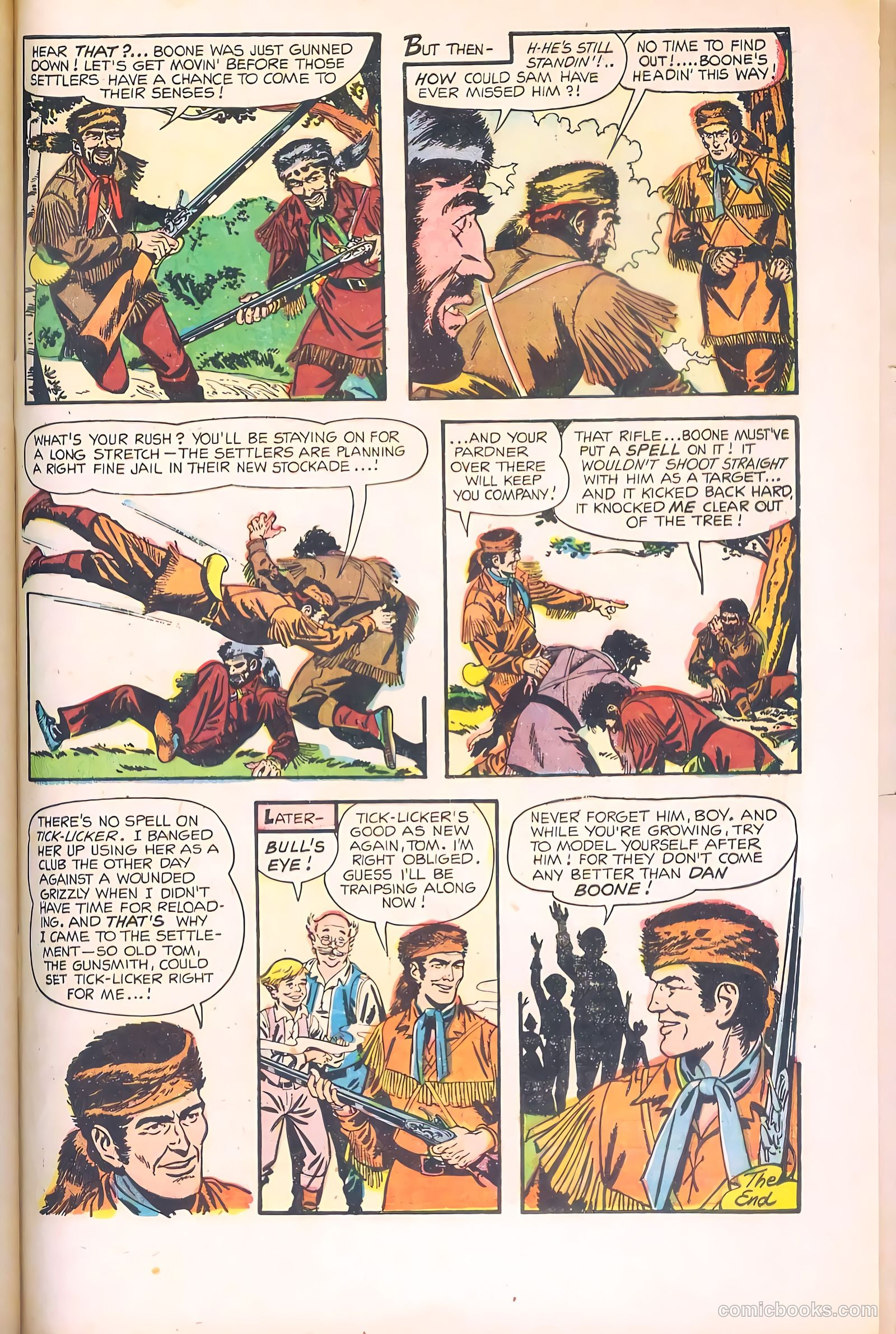 Dan'l Boone #1 (1955) — page 33 of 36