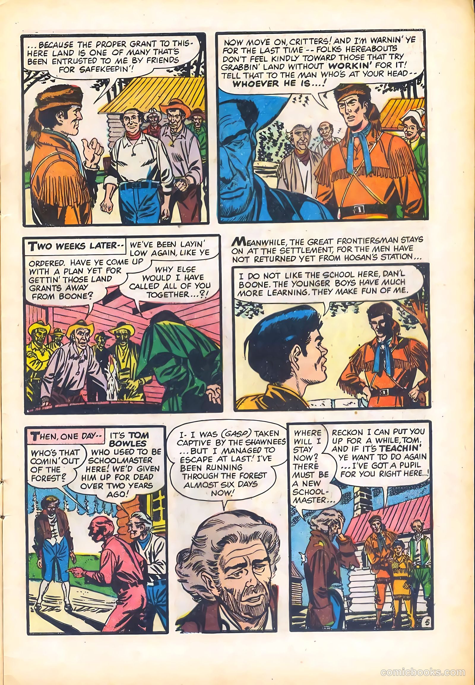 Dan'l Boone #3 (1955) — page 7 of 36