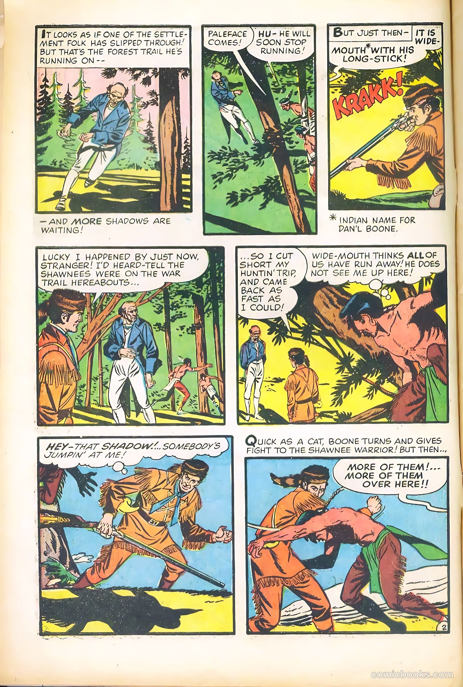 Dan'l Boone #4 (1955) — page 4 of 36