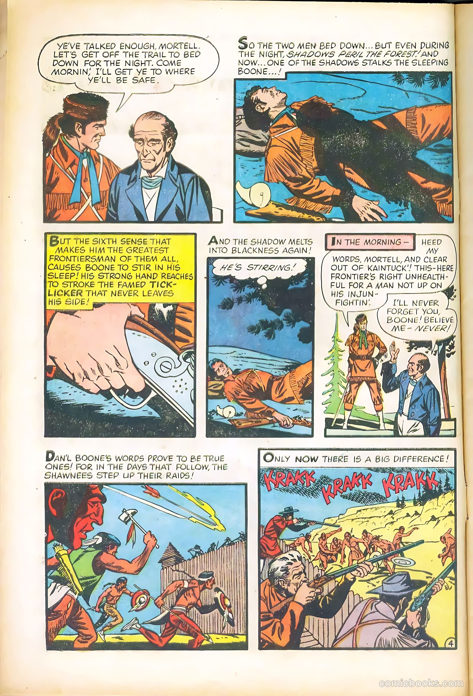 Dan'l Boone #4 (1955) — page 6 of 36