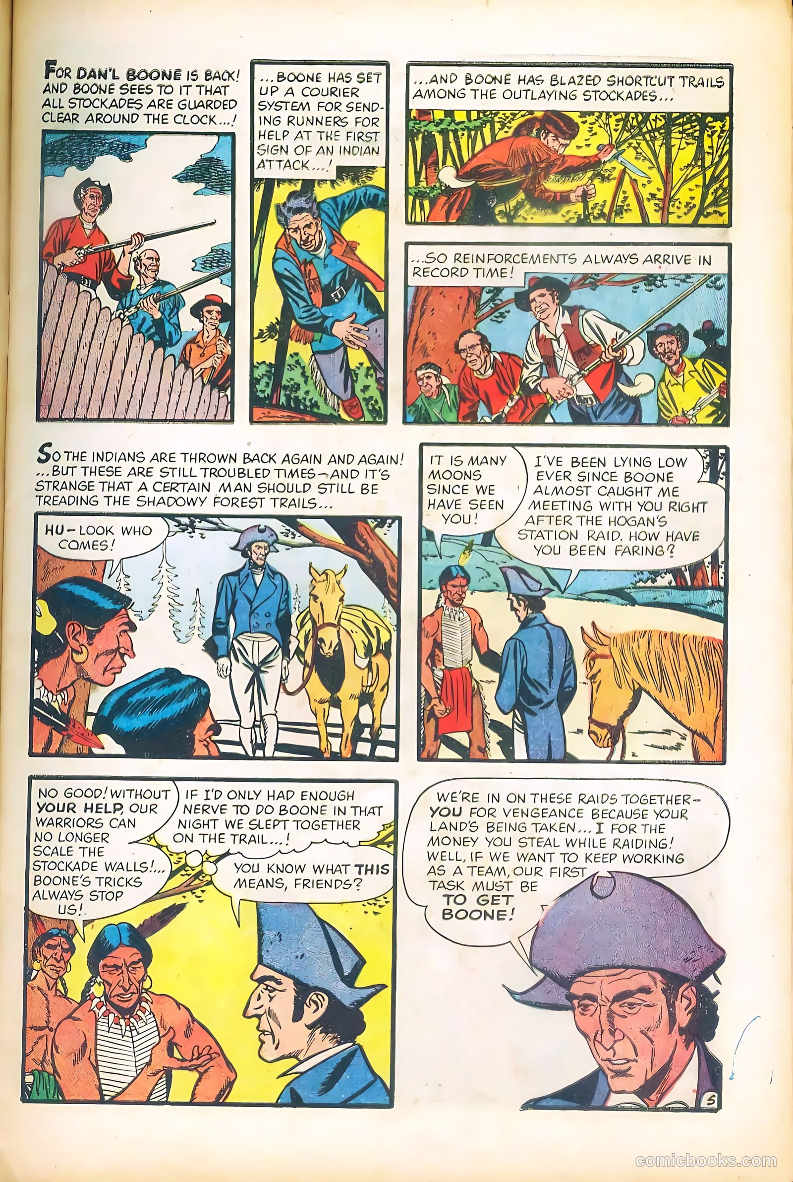 Dan'l Boone #4 (1955) — page 7 of 36
