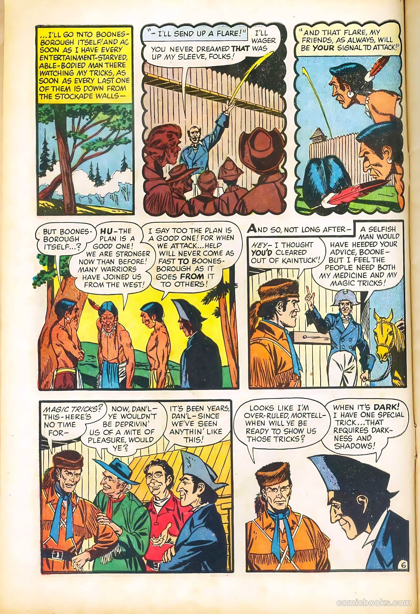 Dan'l Boone #4 (1955) — page 8 of 36