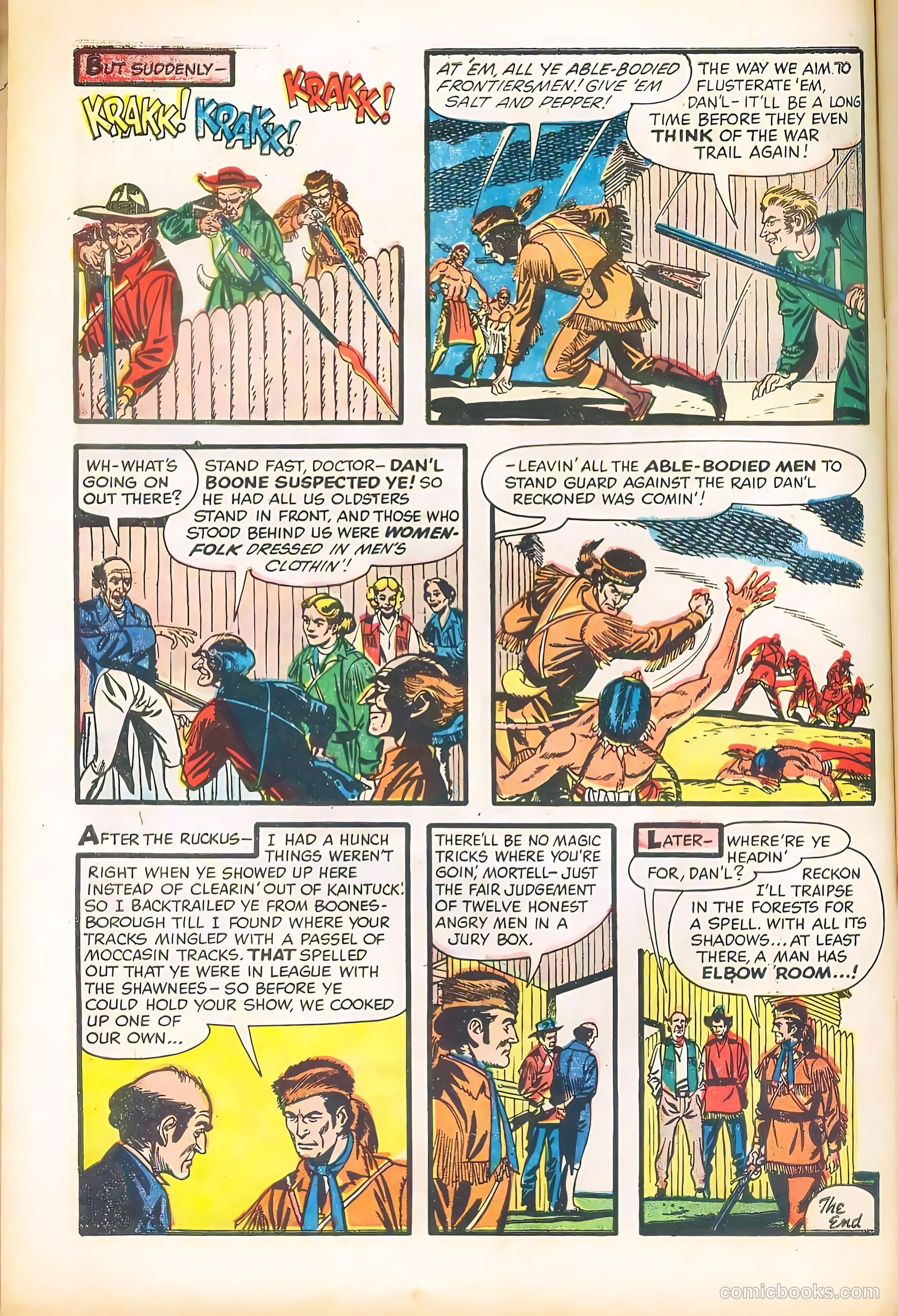 Dan'l Boone #4 (1955) — page 10 of 36