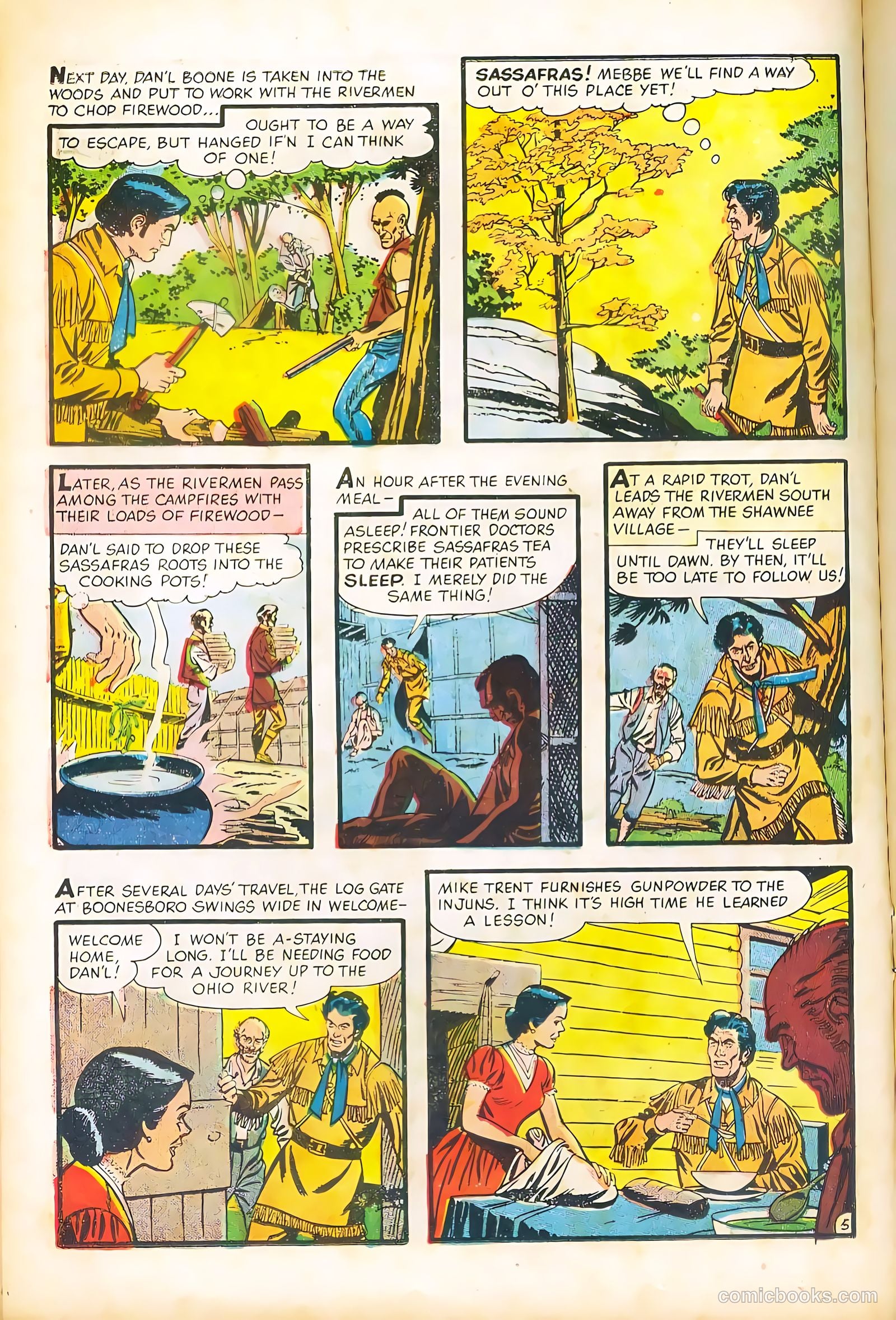 Dan'l Boone #4 (1955) — page 16 of 36