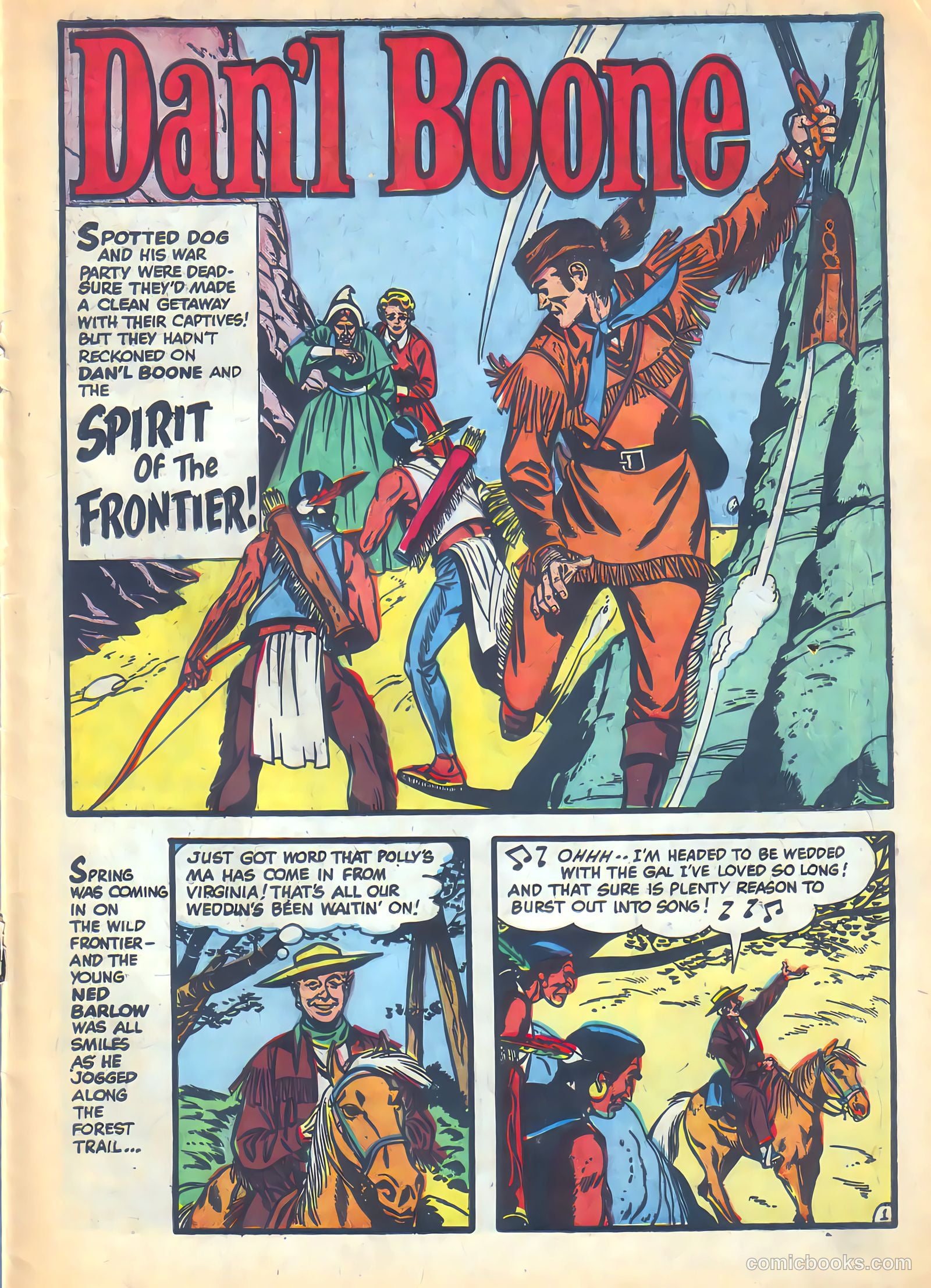 Dan'l Boone #5 (1956) — page 3 of 36