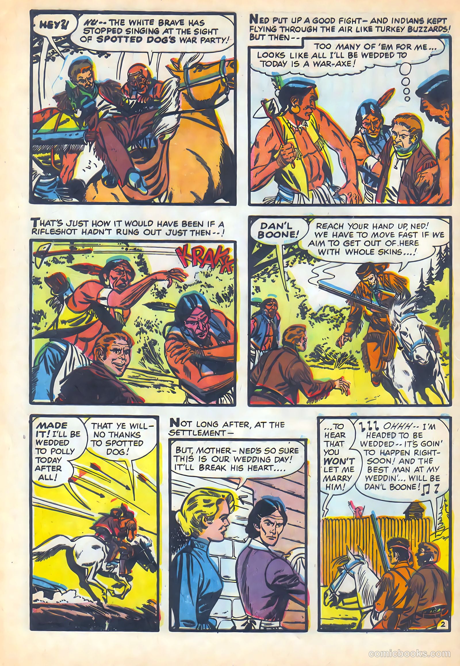Dan'l Boone #5 (1956) — page 4 of 36