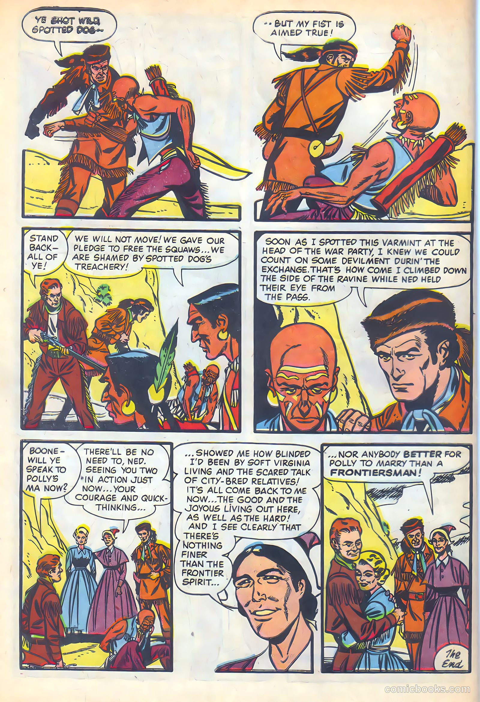 Dan'l Boone #5 (1956) — page 8 of 36