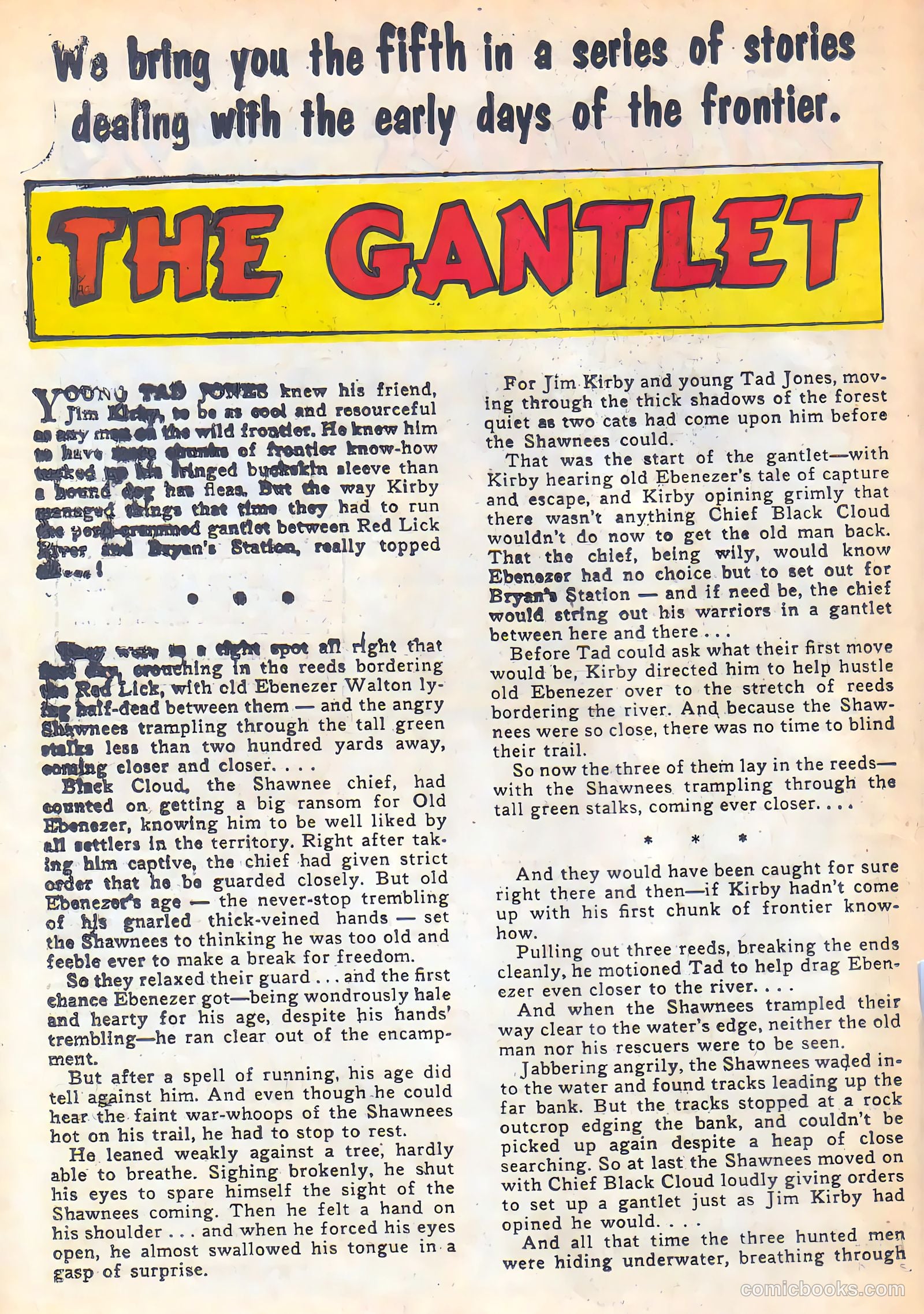 Dan'l Boone #5 (1956) — page 24 of 36