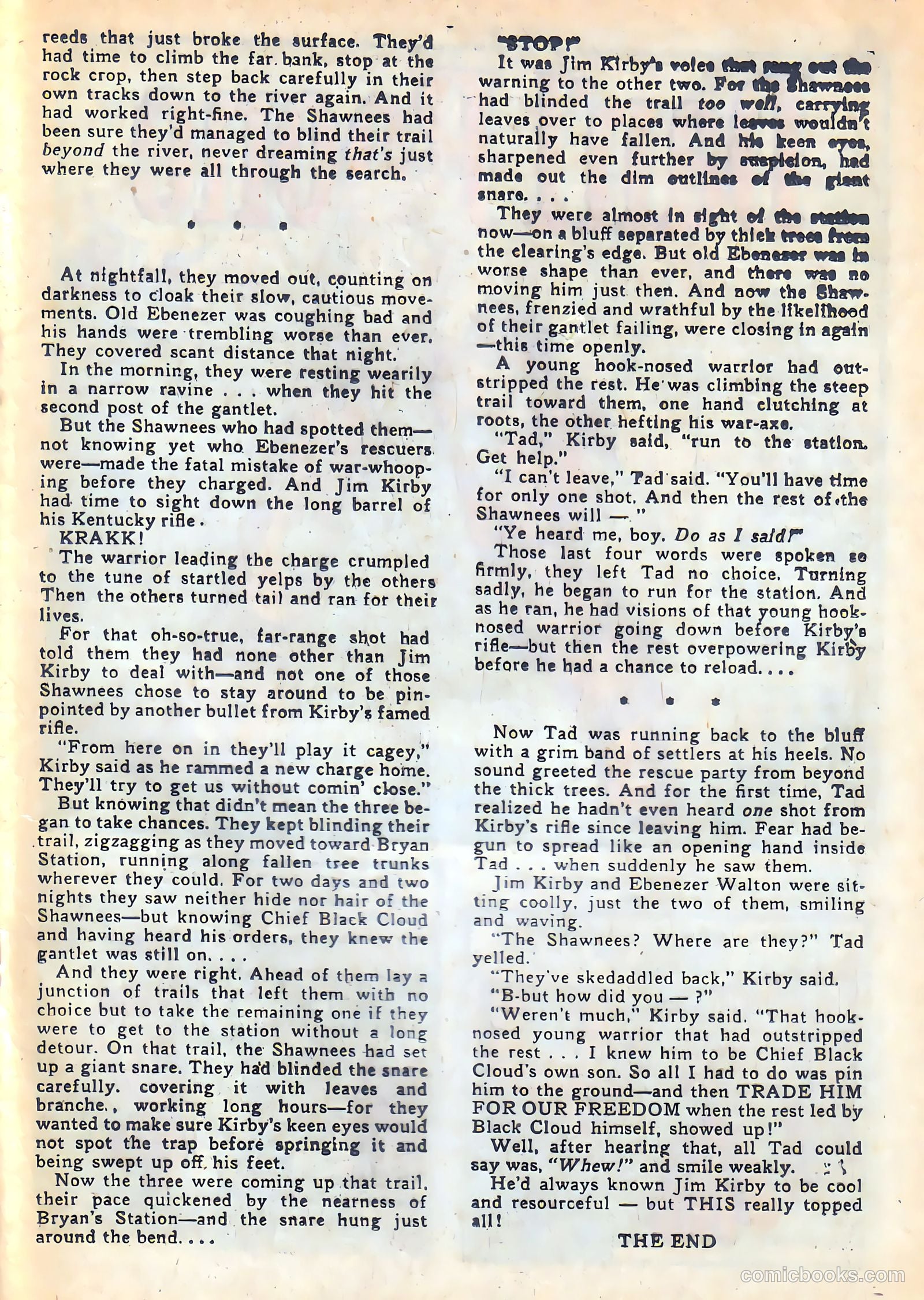 Dan'l Boone #5 (1956) — page 25 of 36