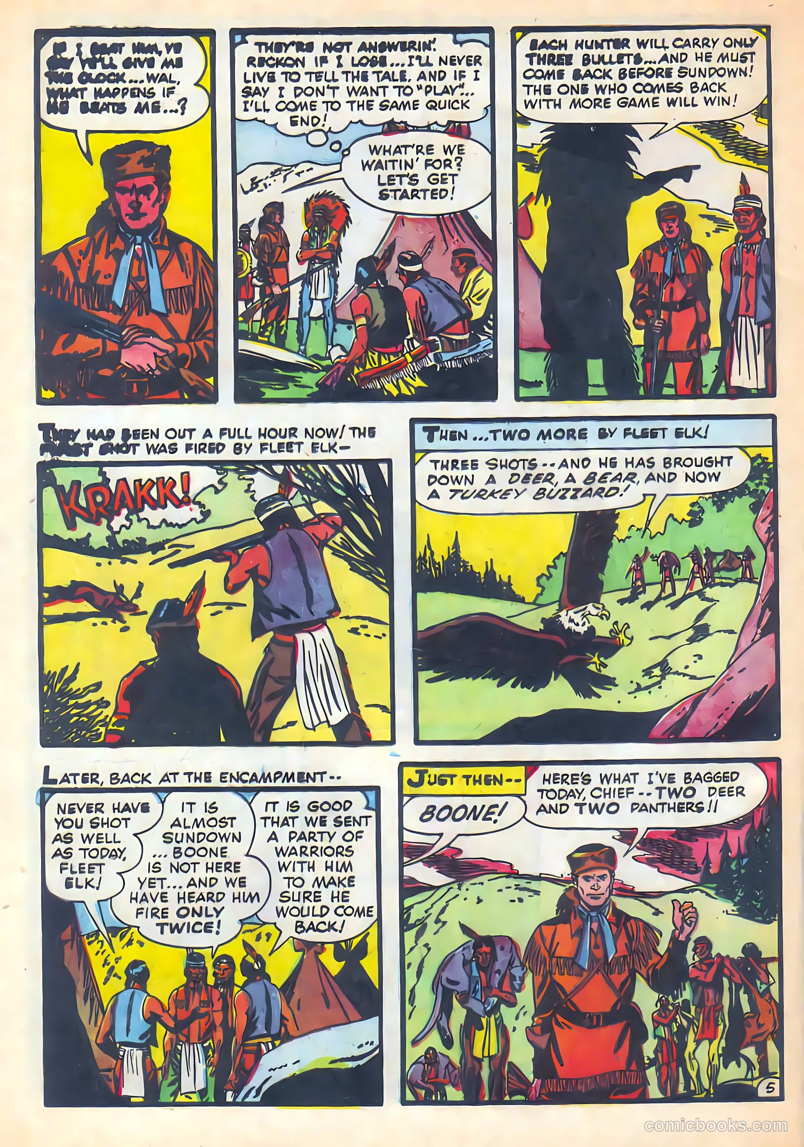 Dan'l Boone #5 (1956) — page 30 of 36