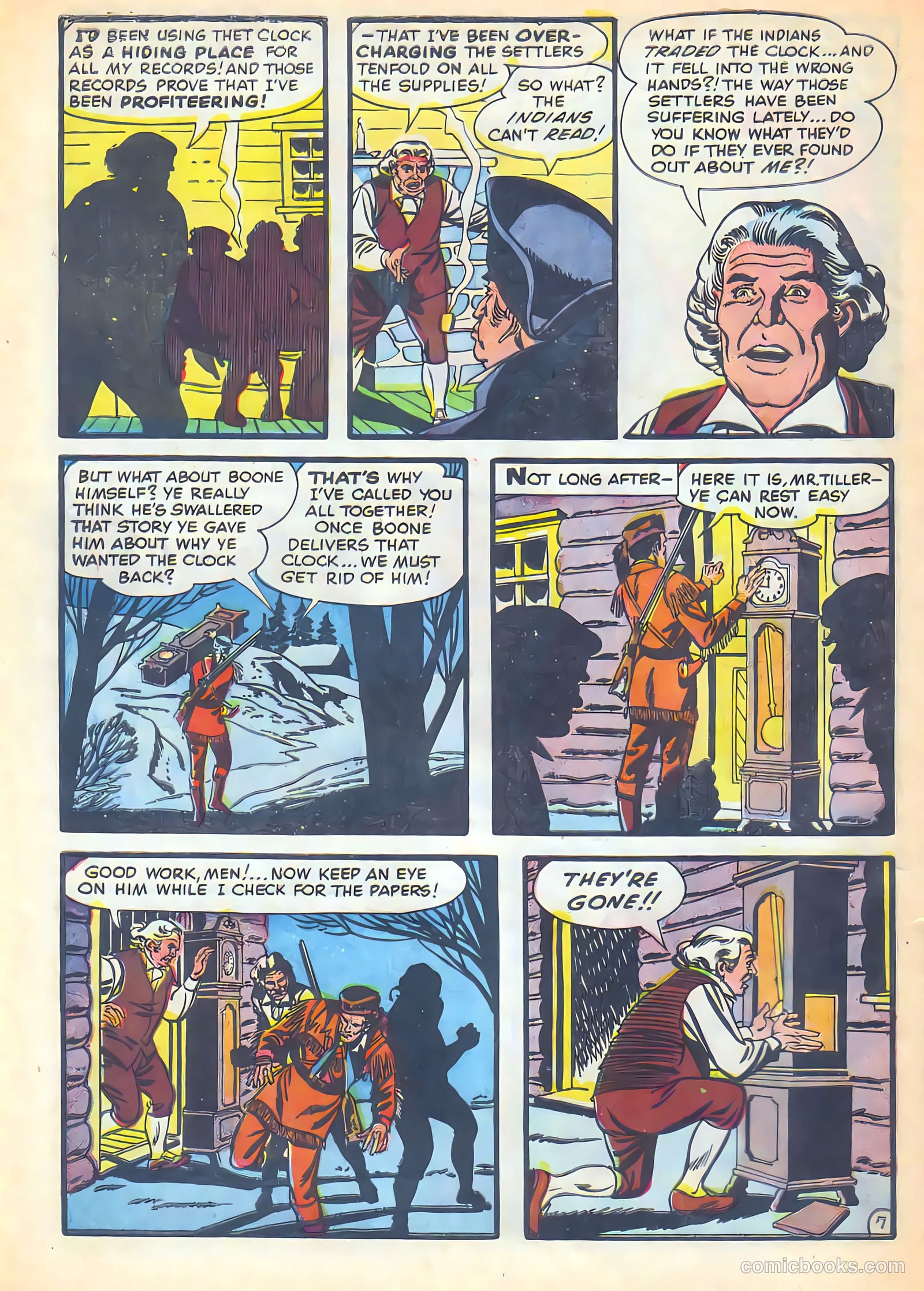 Dan'l Boone #5 (1956) — page 32 of 36