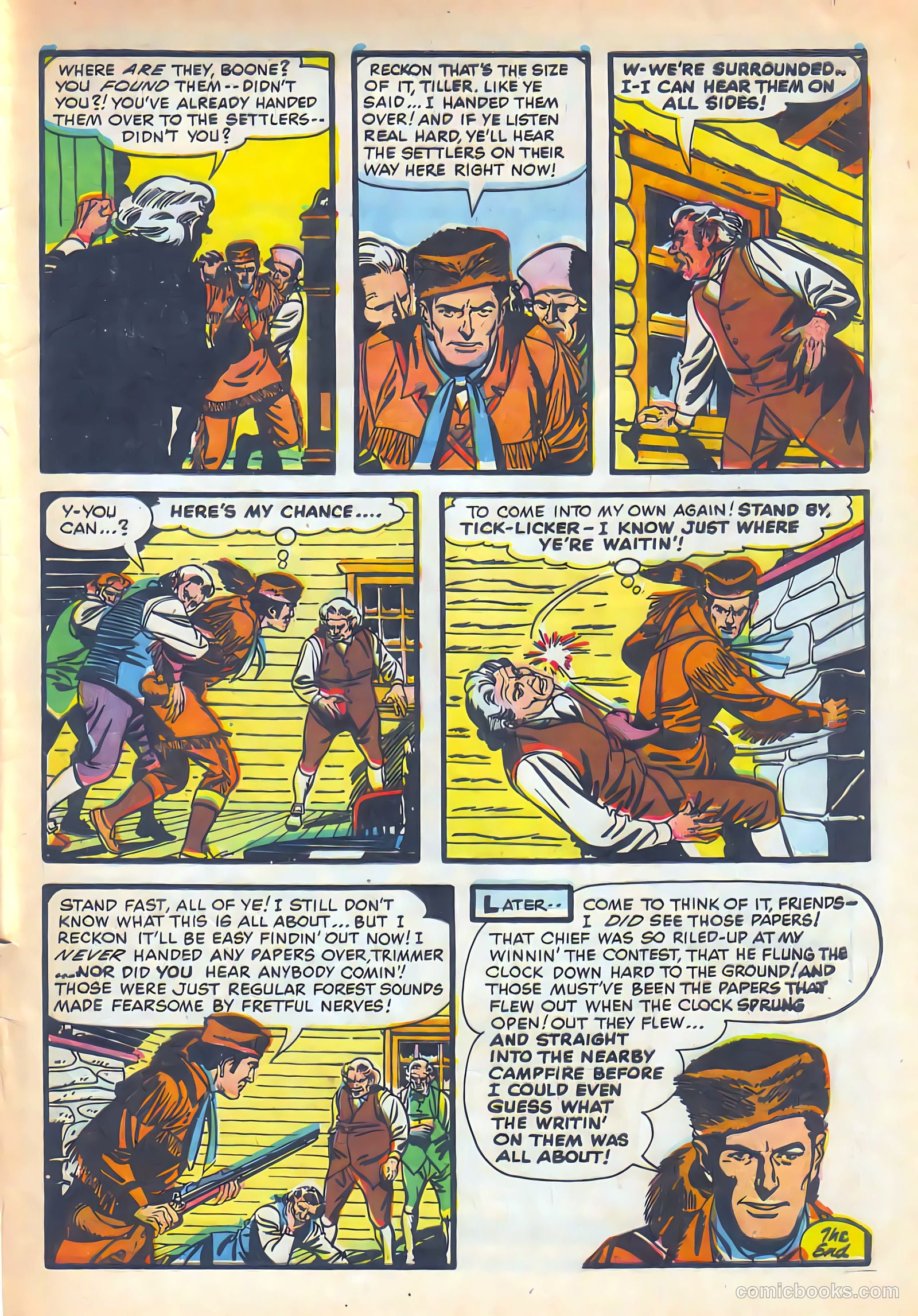 Dan'l Boone #5 (1956) — page 33 of 36