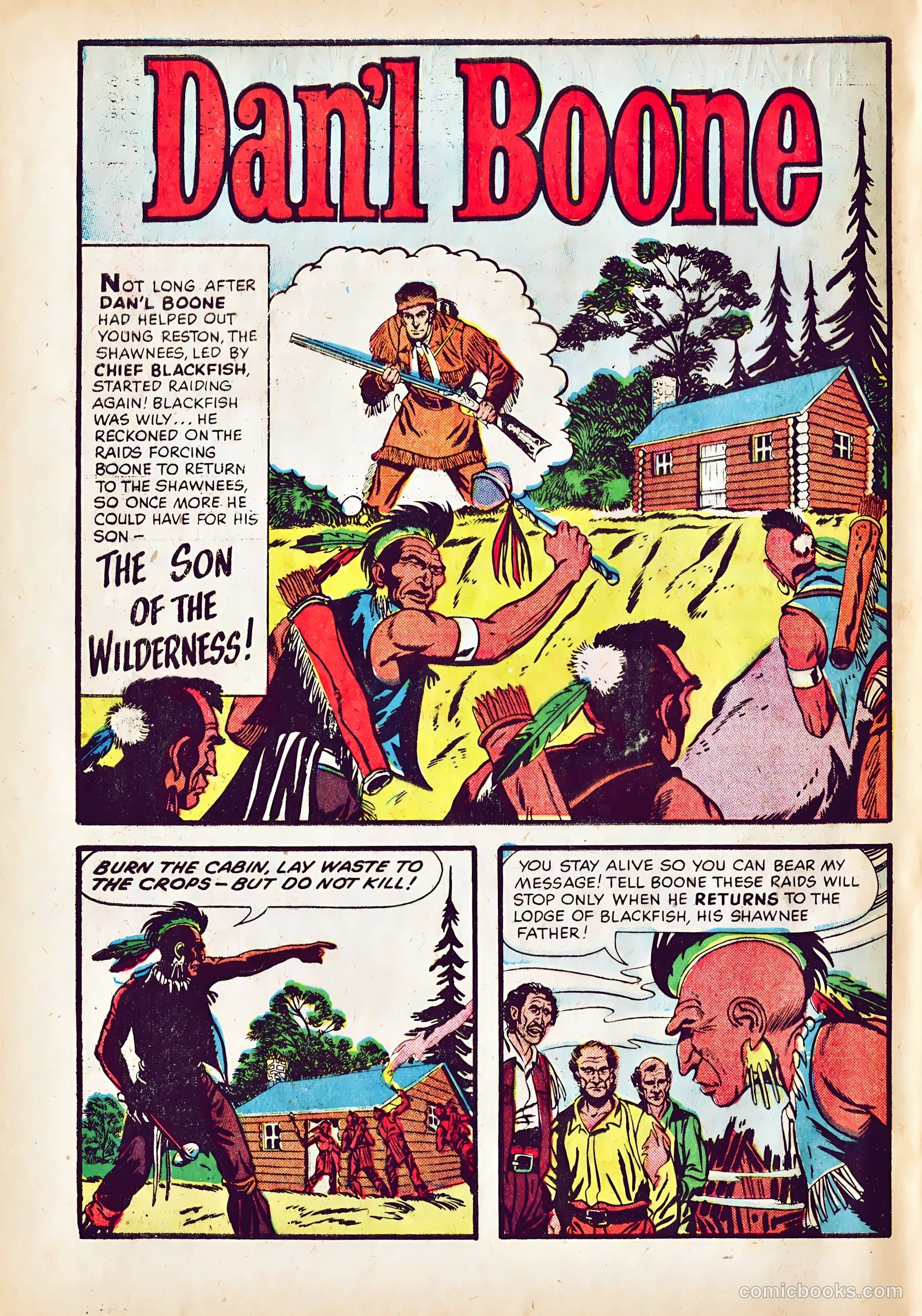 Dan'l Boone #6 (1956) — page 28 of 36