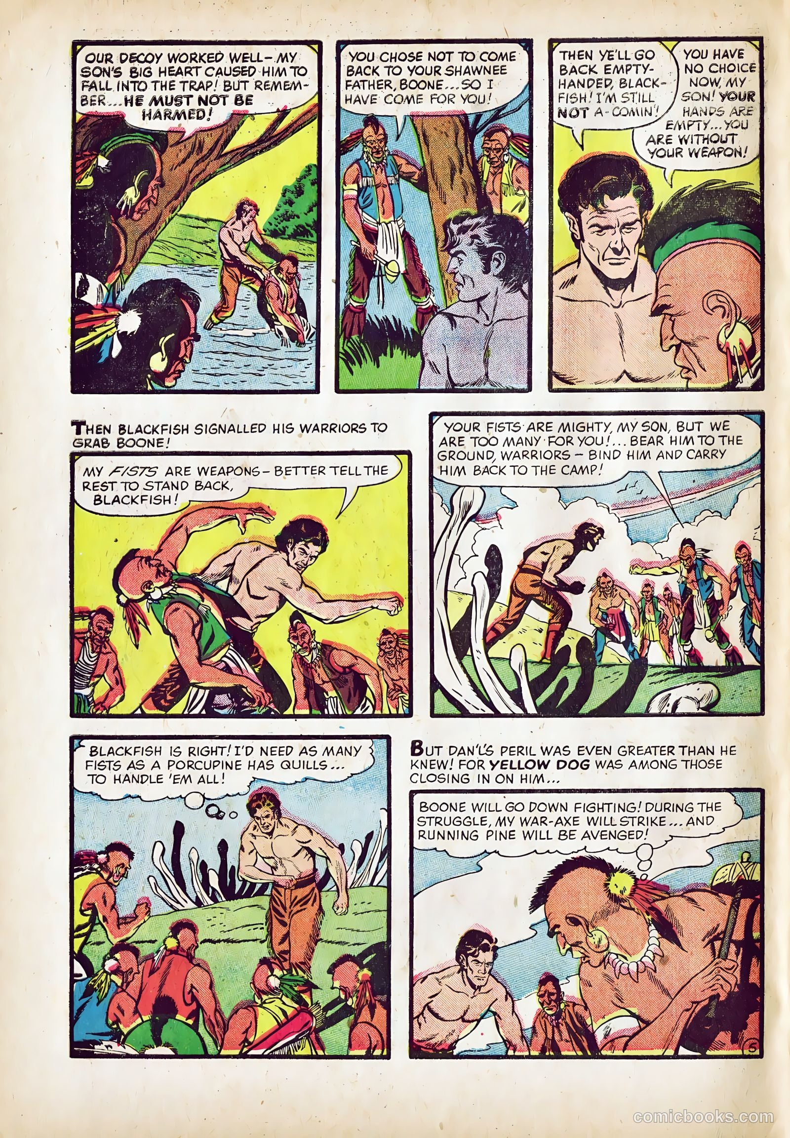 Dan'l Boone #6 (1956) — page 32 of 36