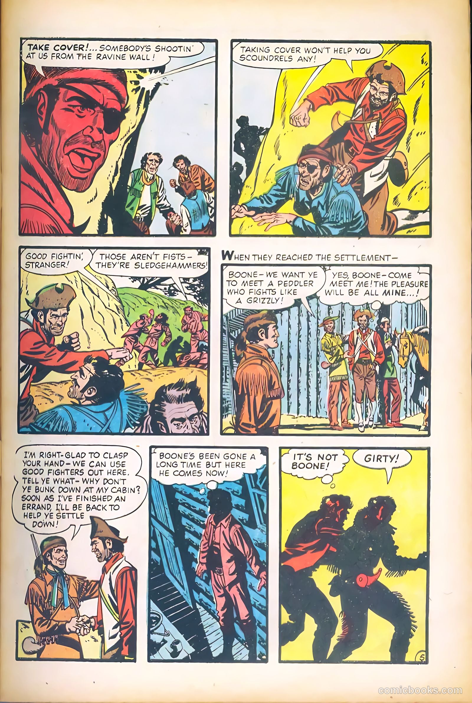 Dan'l Boone #7 (1956) — page 7 of 36