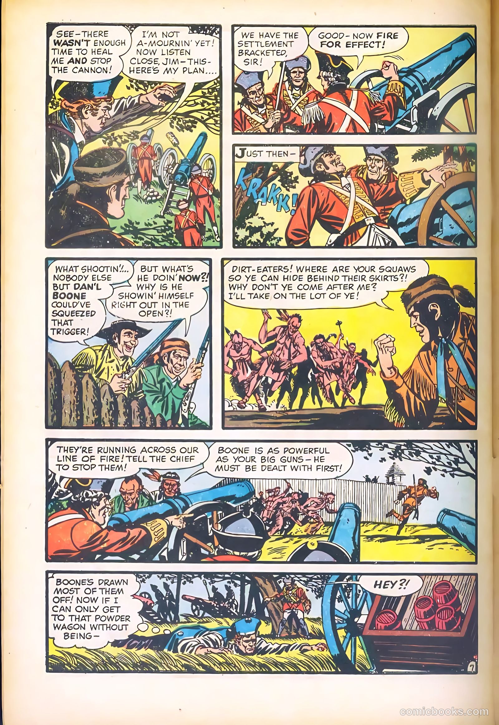 Dan'l Boone #7 (1956) — page 32 of 36