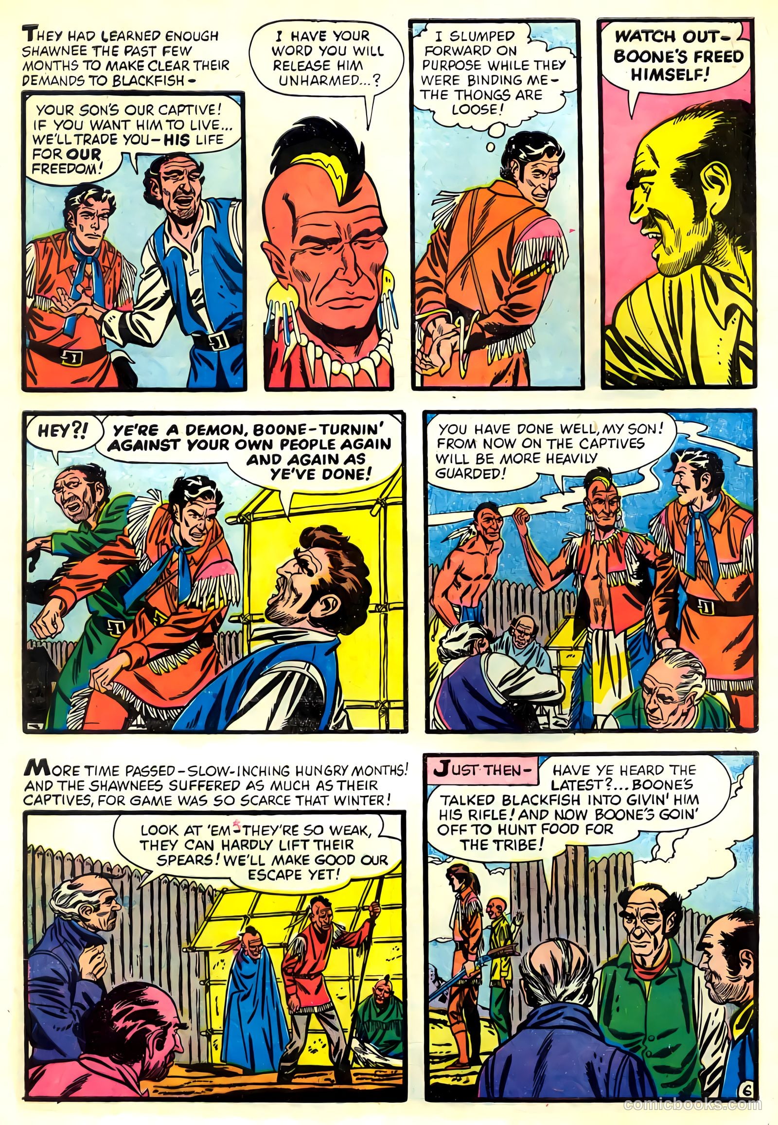 Dan'l Boone #8 (1957) — page 8 of 36