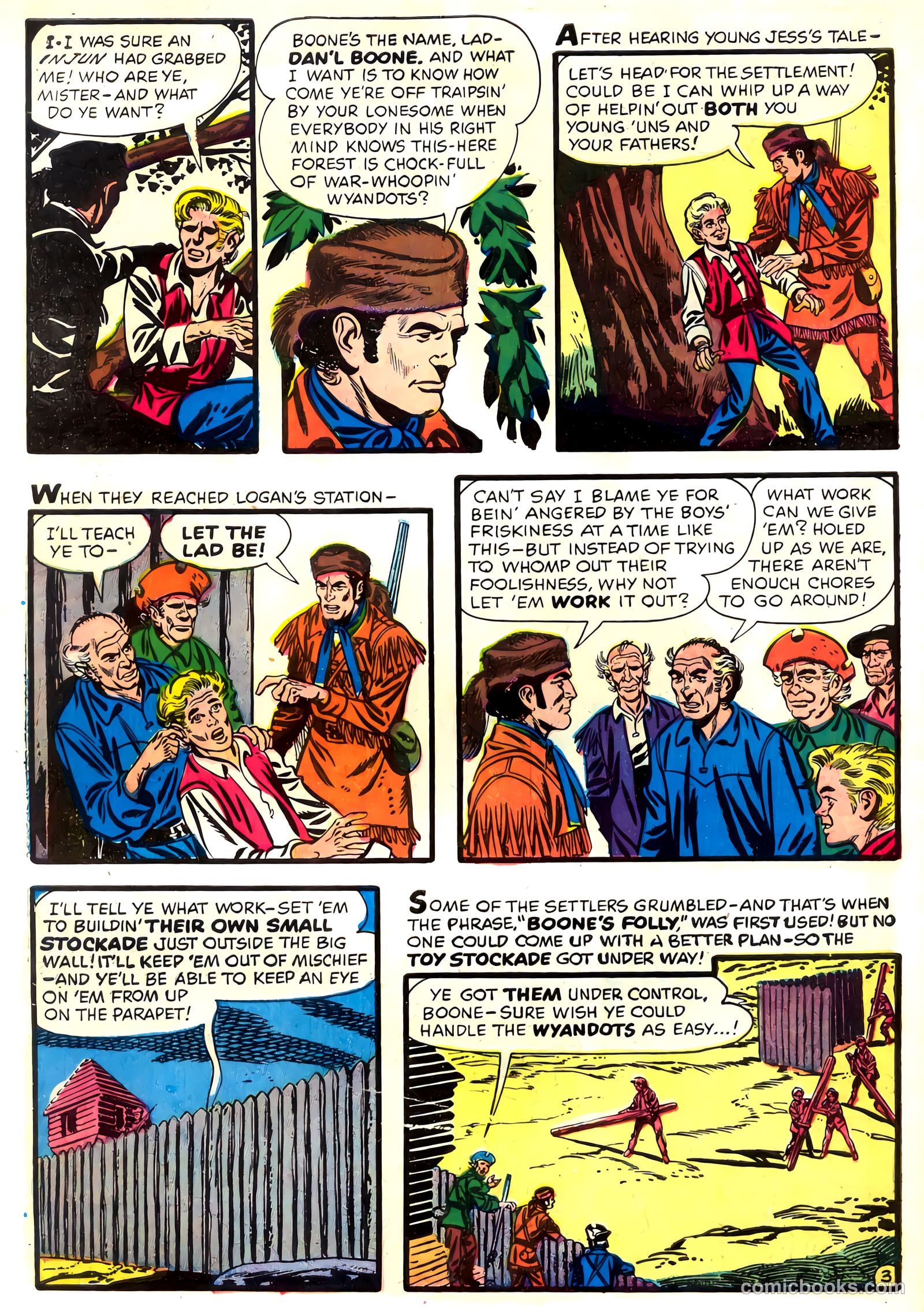 Dan'l Boone #8 (1957) — page 30 of 36