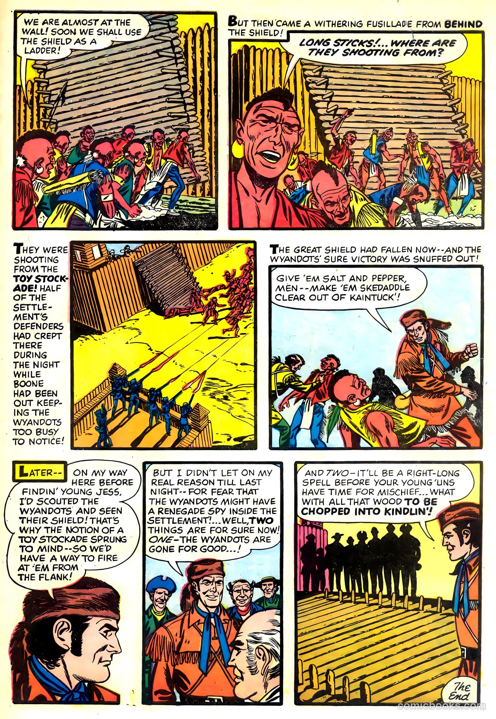 Dan'l Boone #8 (1957) — page 33 of 36