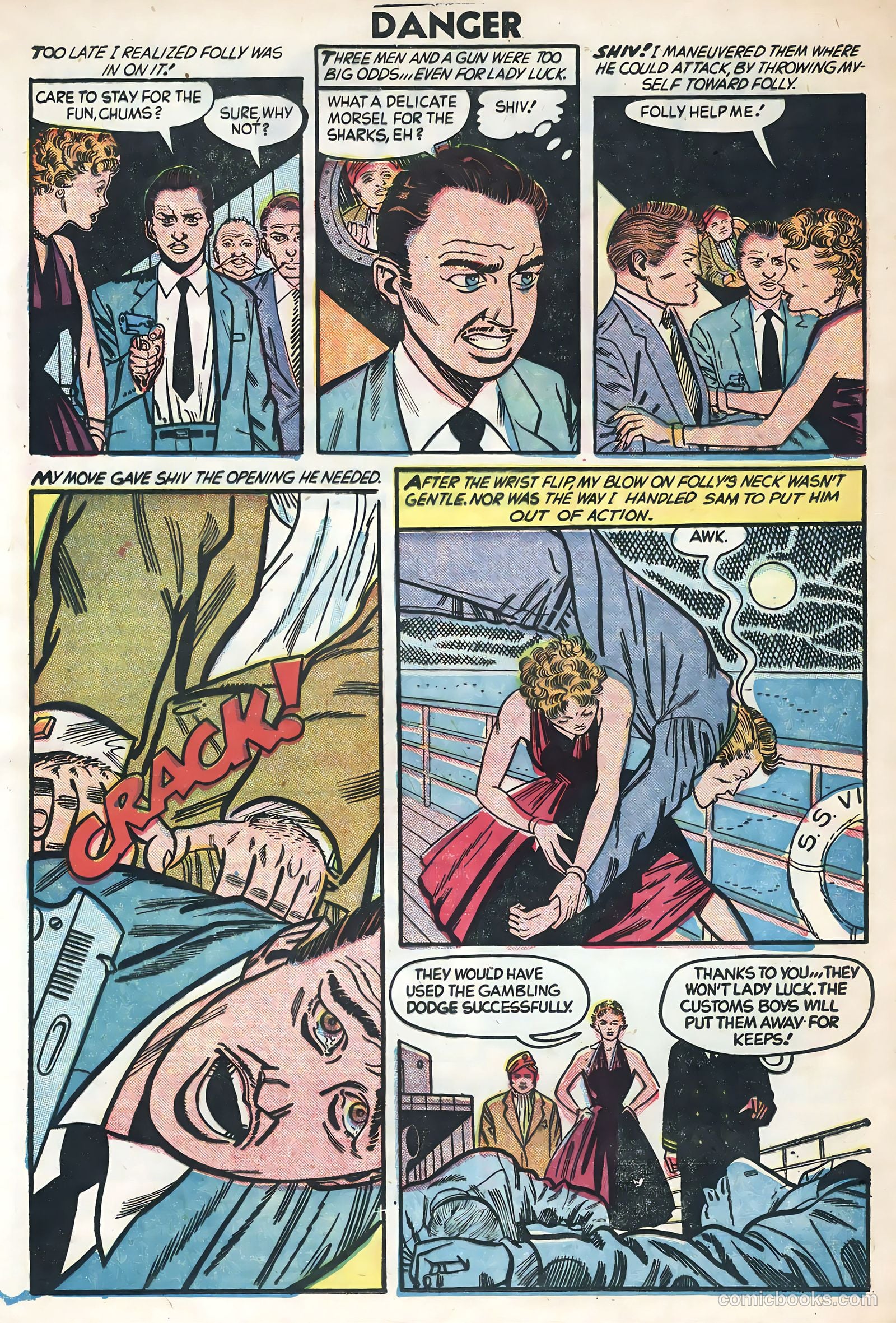 Danger #13 (1955) — page 16 of 36