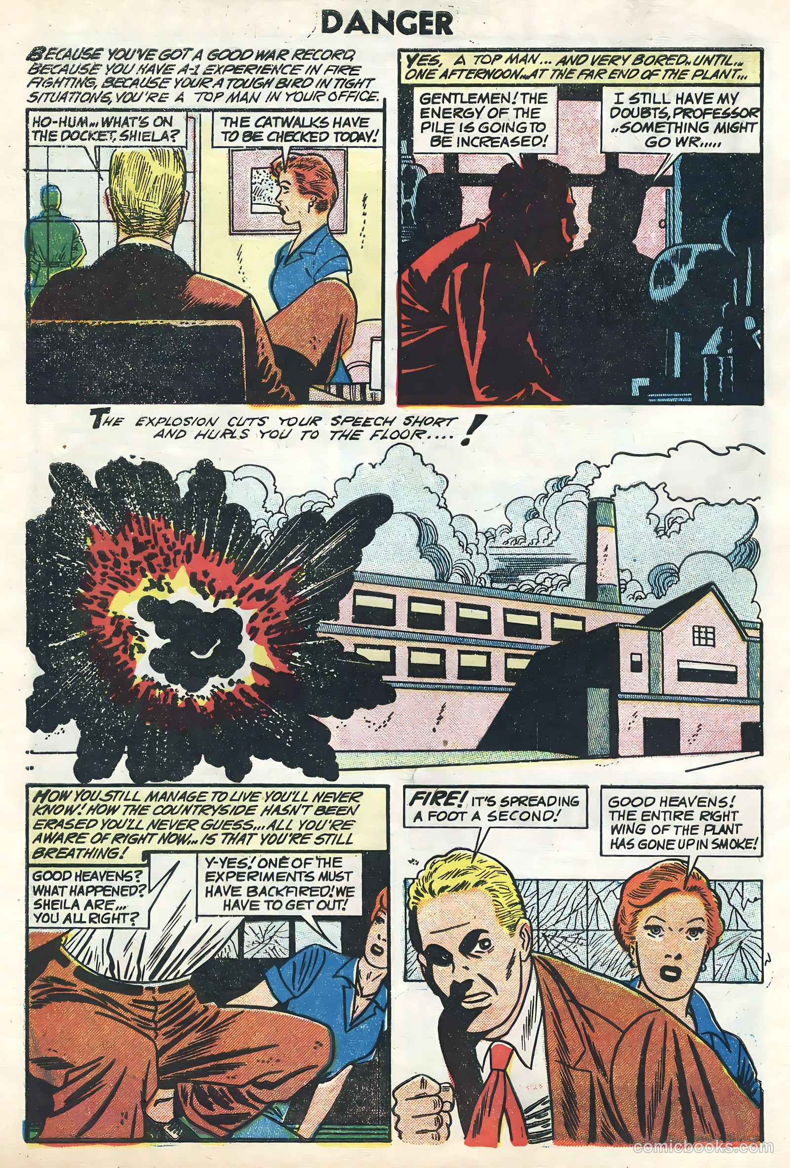 Danger #14 (1955) — page 30 of 36