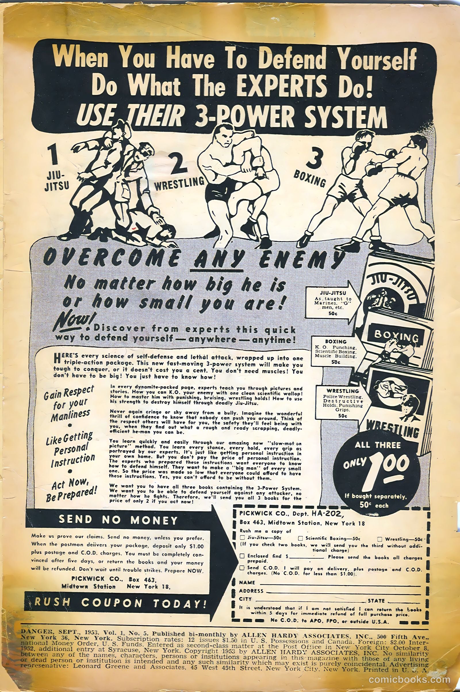 Danger #5 (1953) — page 2 of 36