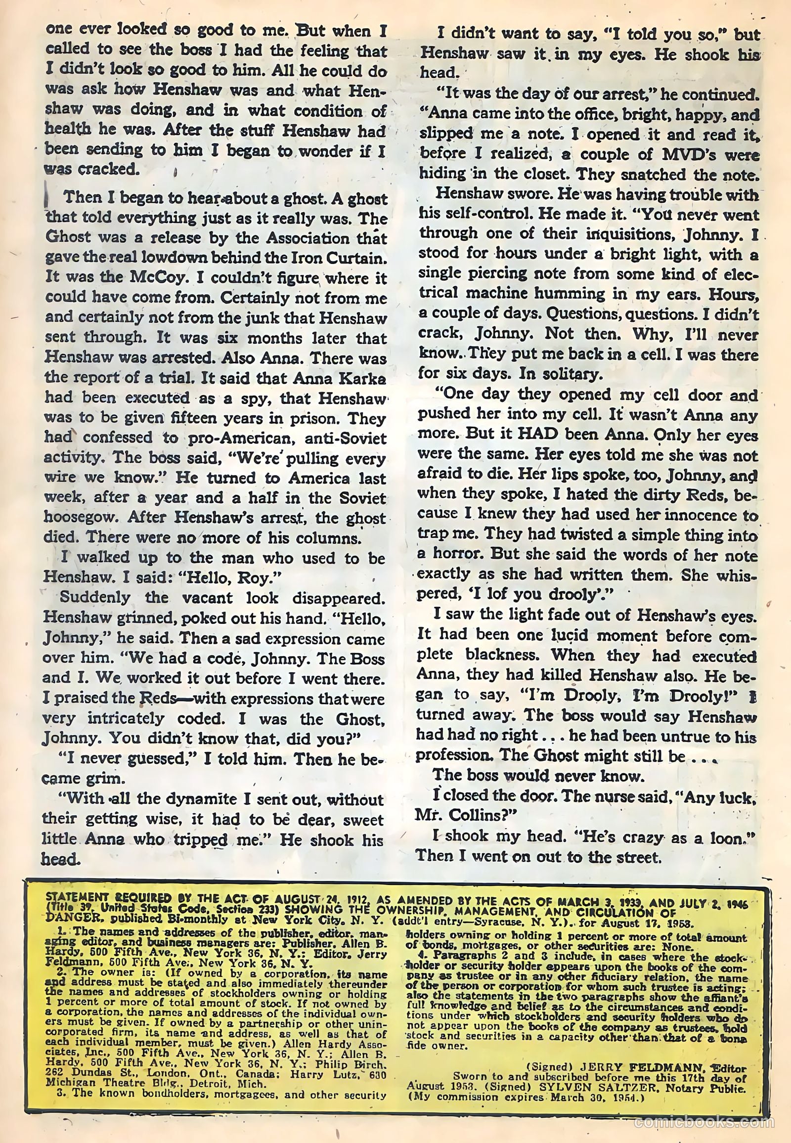 Danger #7 (1954) — page 24 of 36