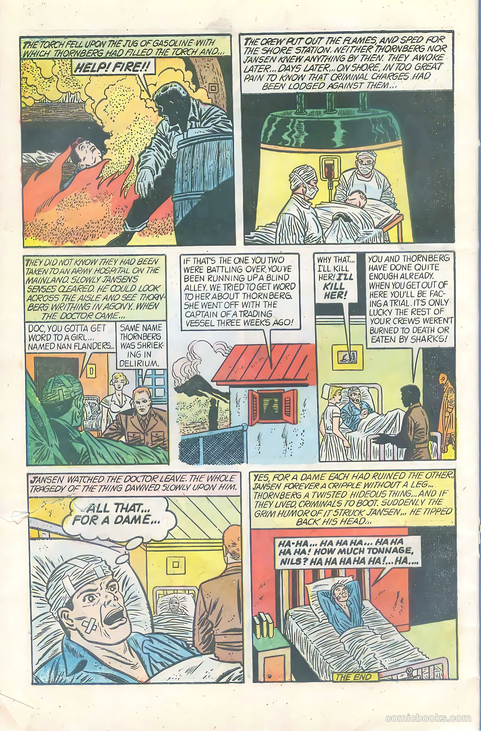 Danger #8 (1954) — page 34 of 36