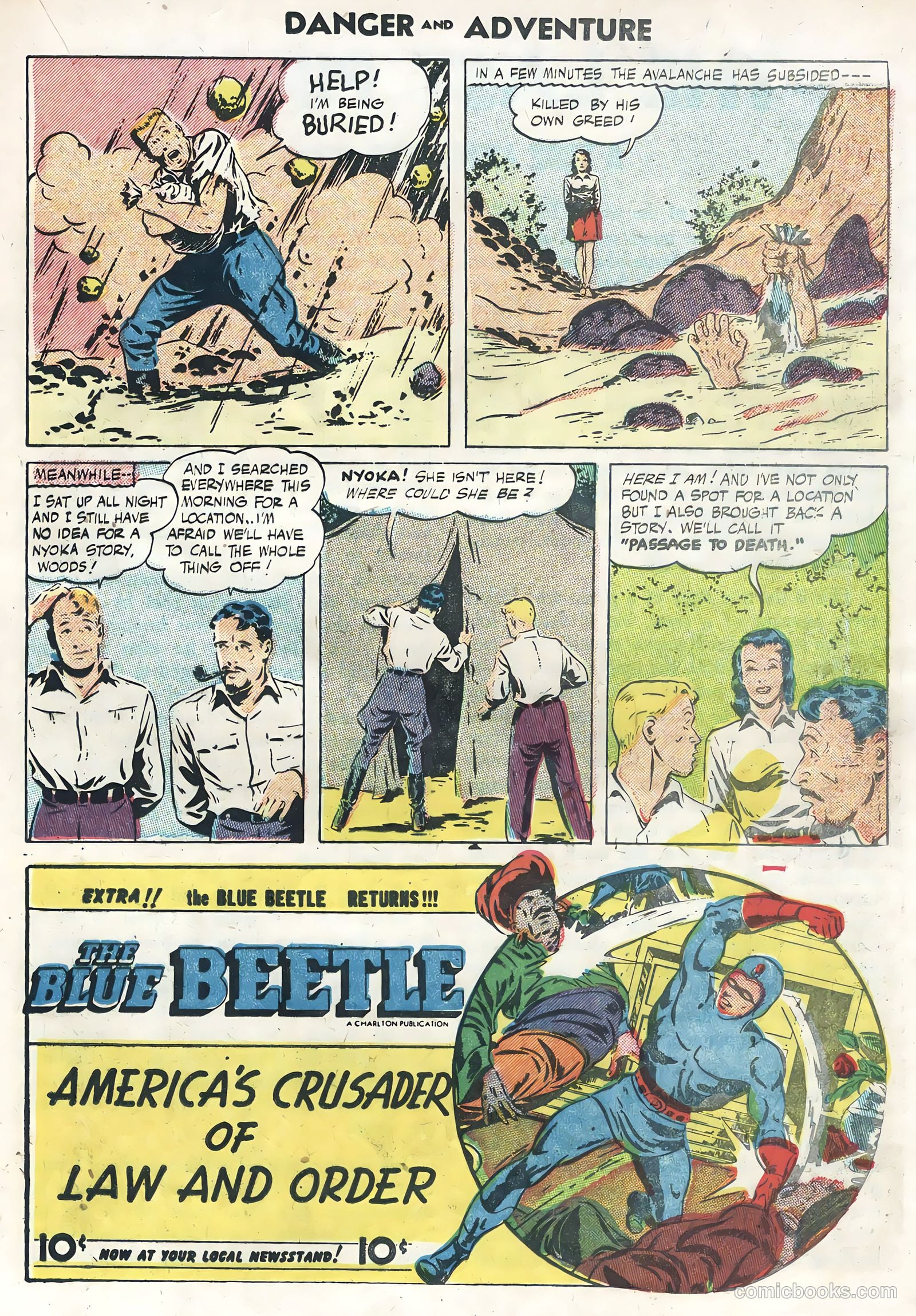 Danger and Adventure #22 (1955) — page 21 of 36