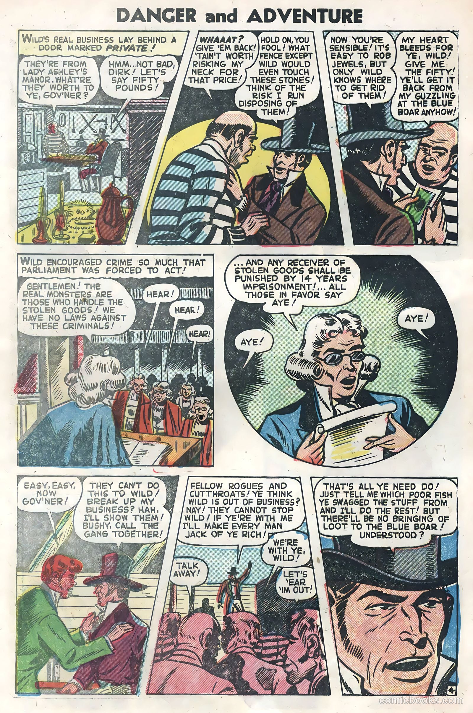 Danger and Adventure #22 (1955) — page 28 of 36