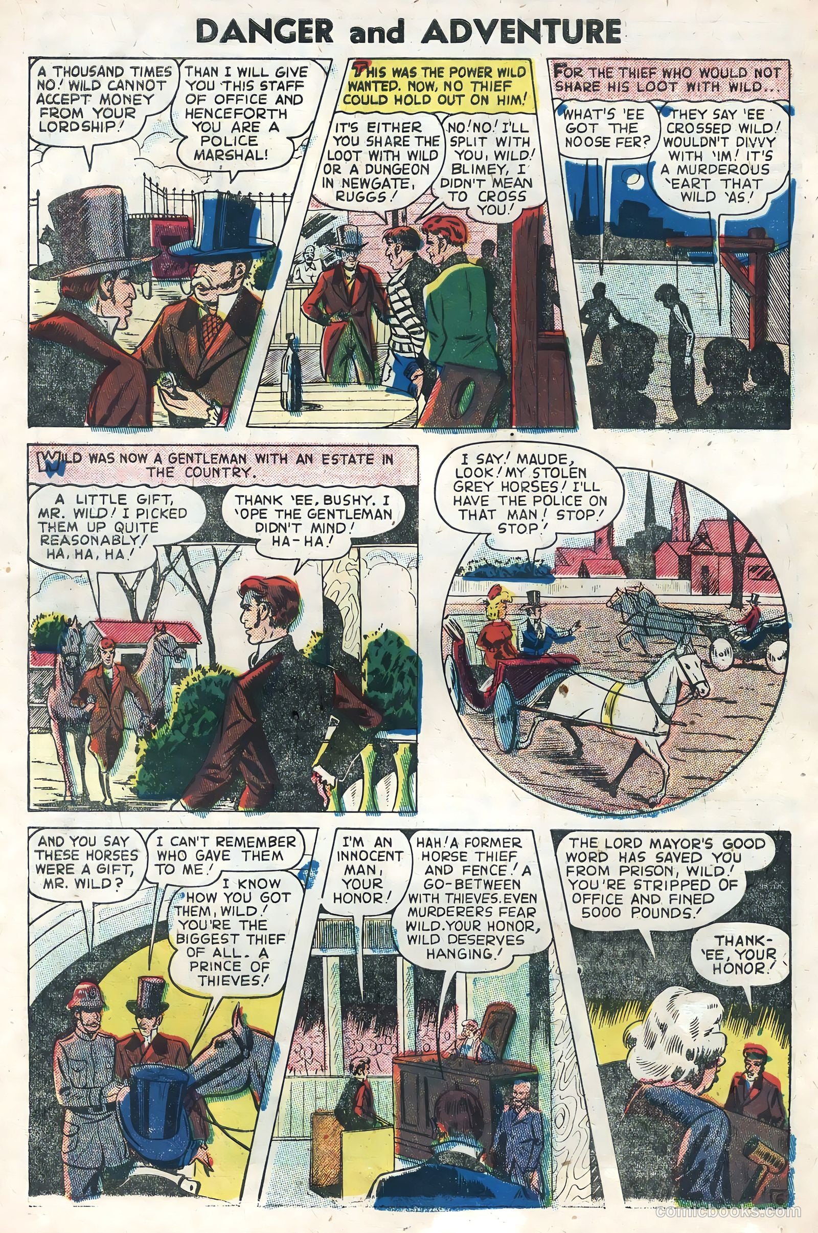 Danger and Adventure #22 (1955) — page 30 of 36