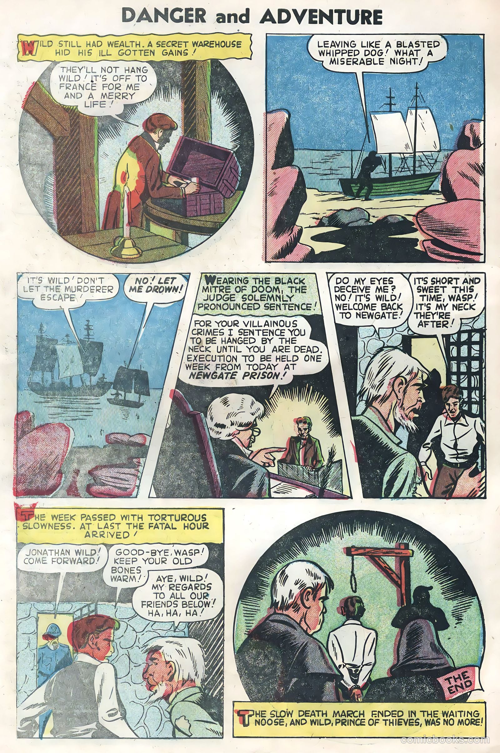 Danger and Adventure #22 (1955) — page 32 of 36