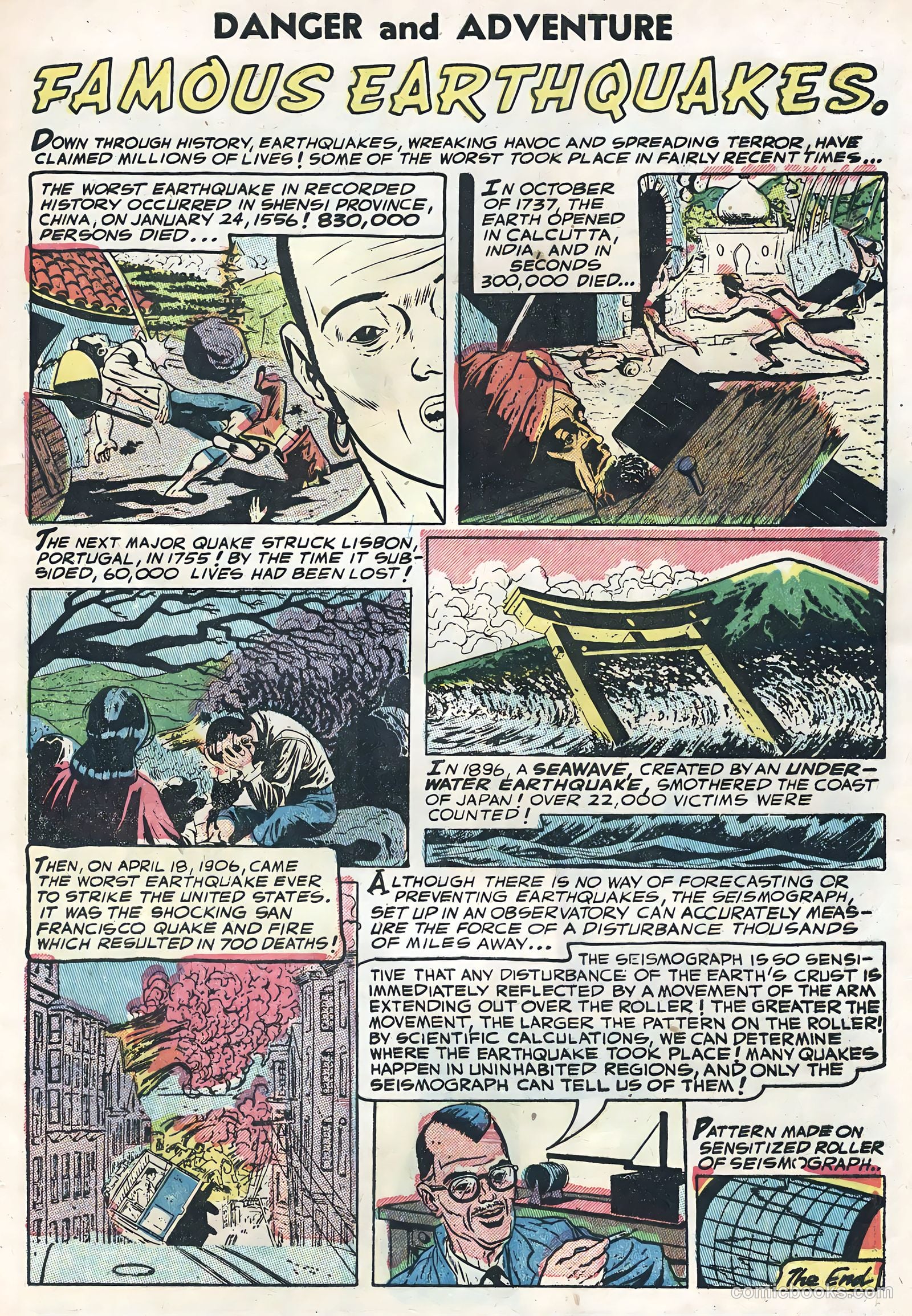 Danger and Adventure #22 (1955) — page 33 of 36