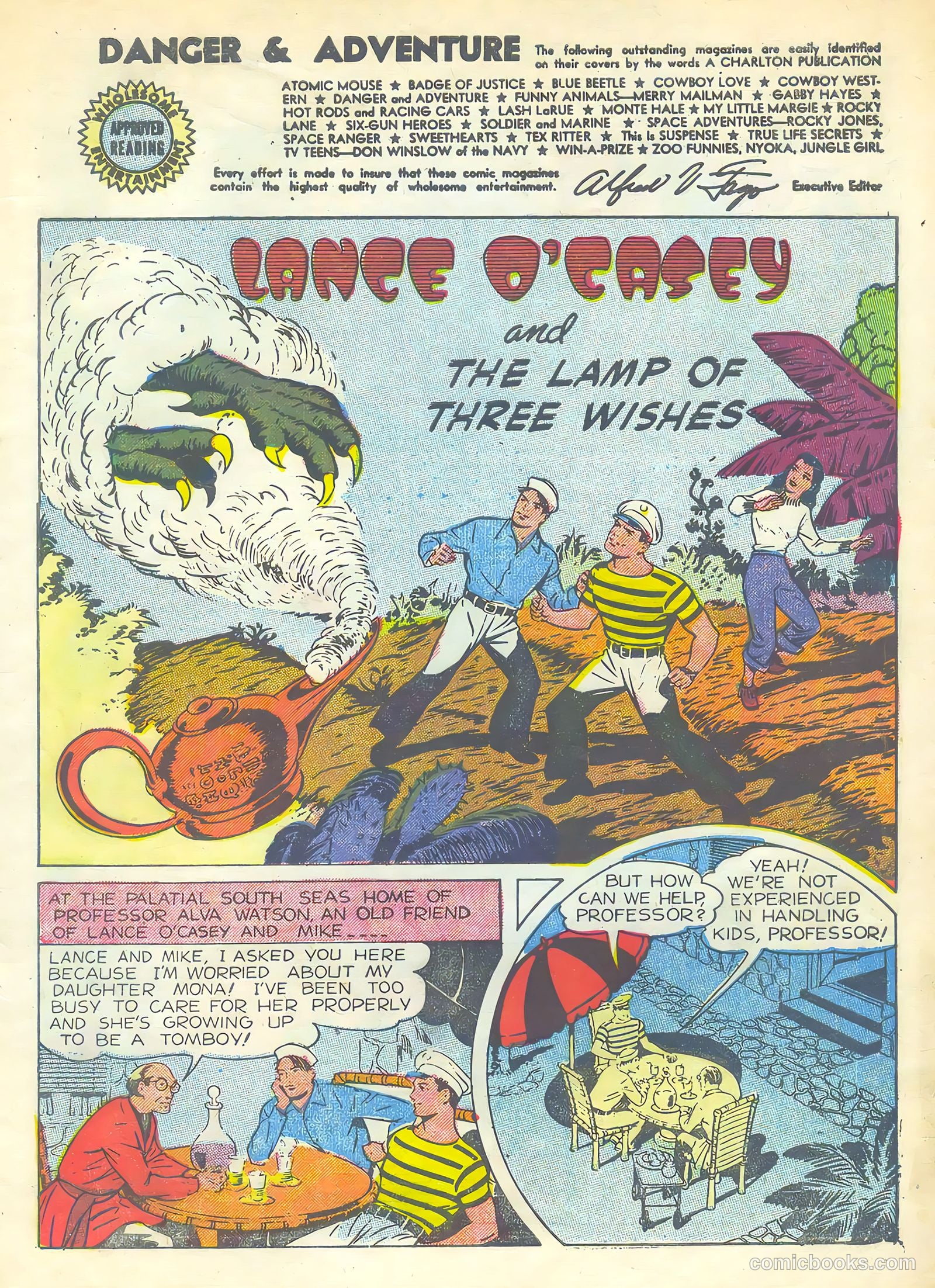 Danger and Adventure #23 (1955) — page 3 of 36