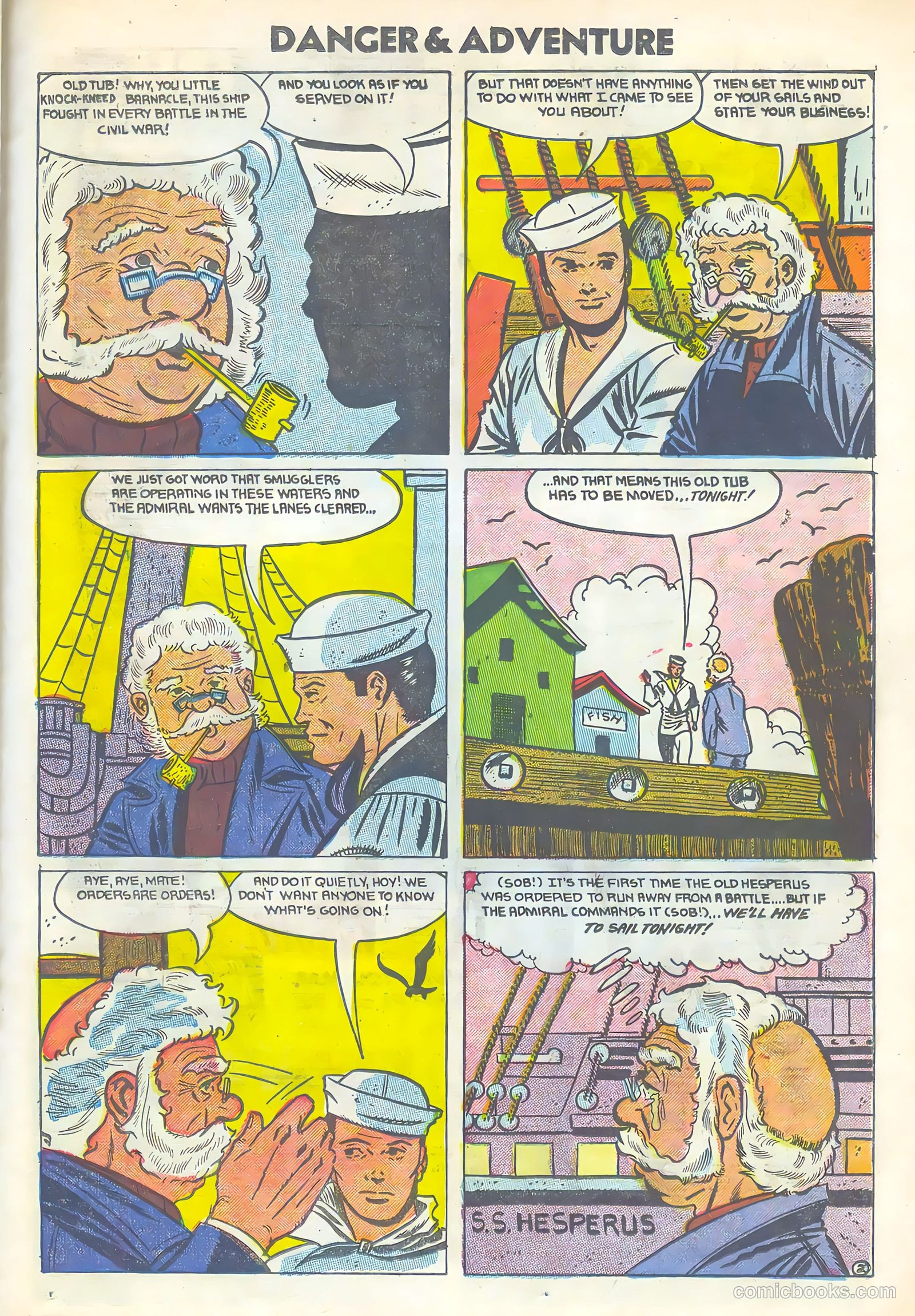 Danger and Adventure #23 (1955) — page 23 of 36