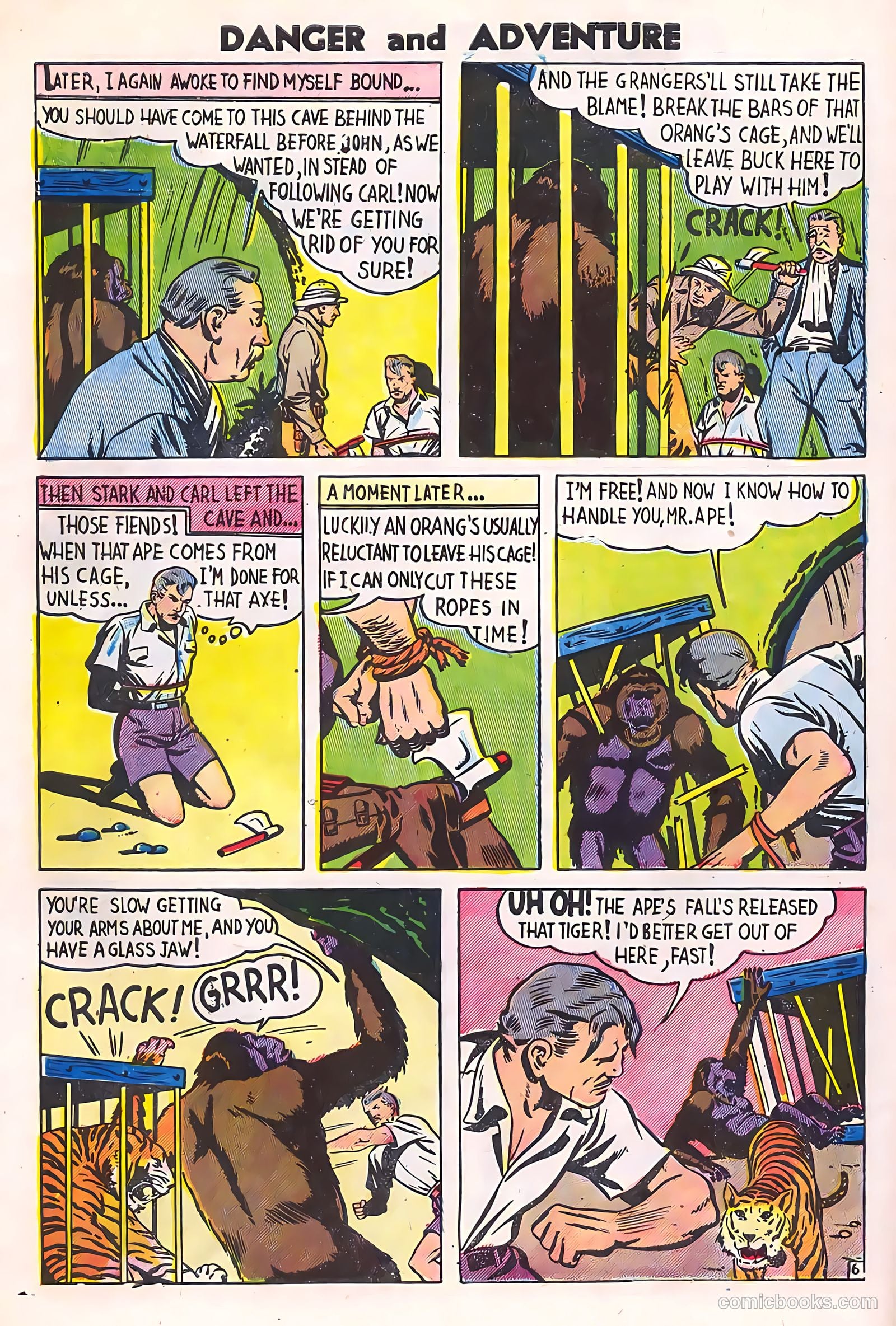 Danger and Adventure #24 (1955) — page 10 of 36