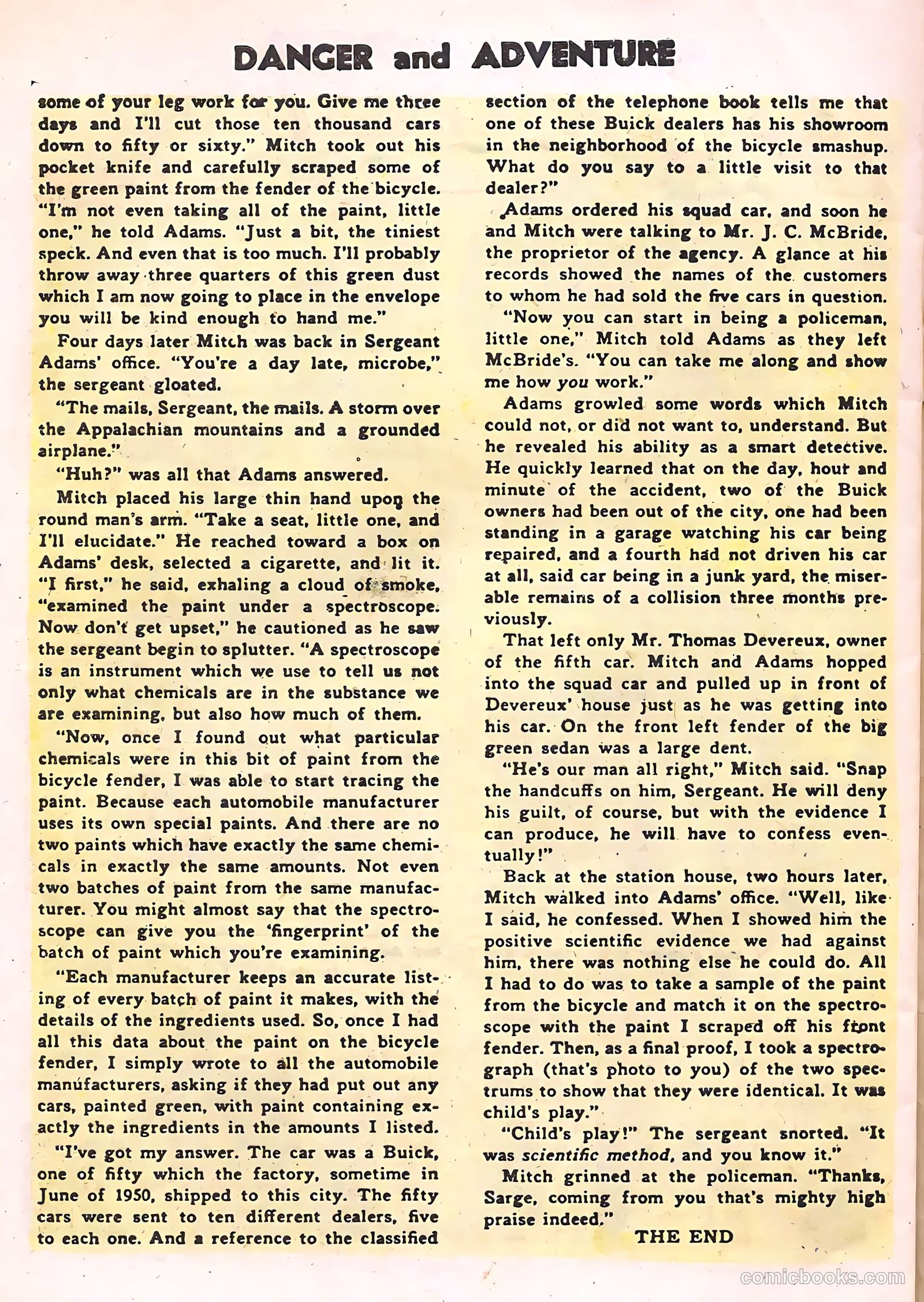 Danger and Adventure #24 (1955) — page 28 of 36