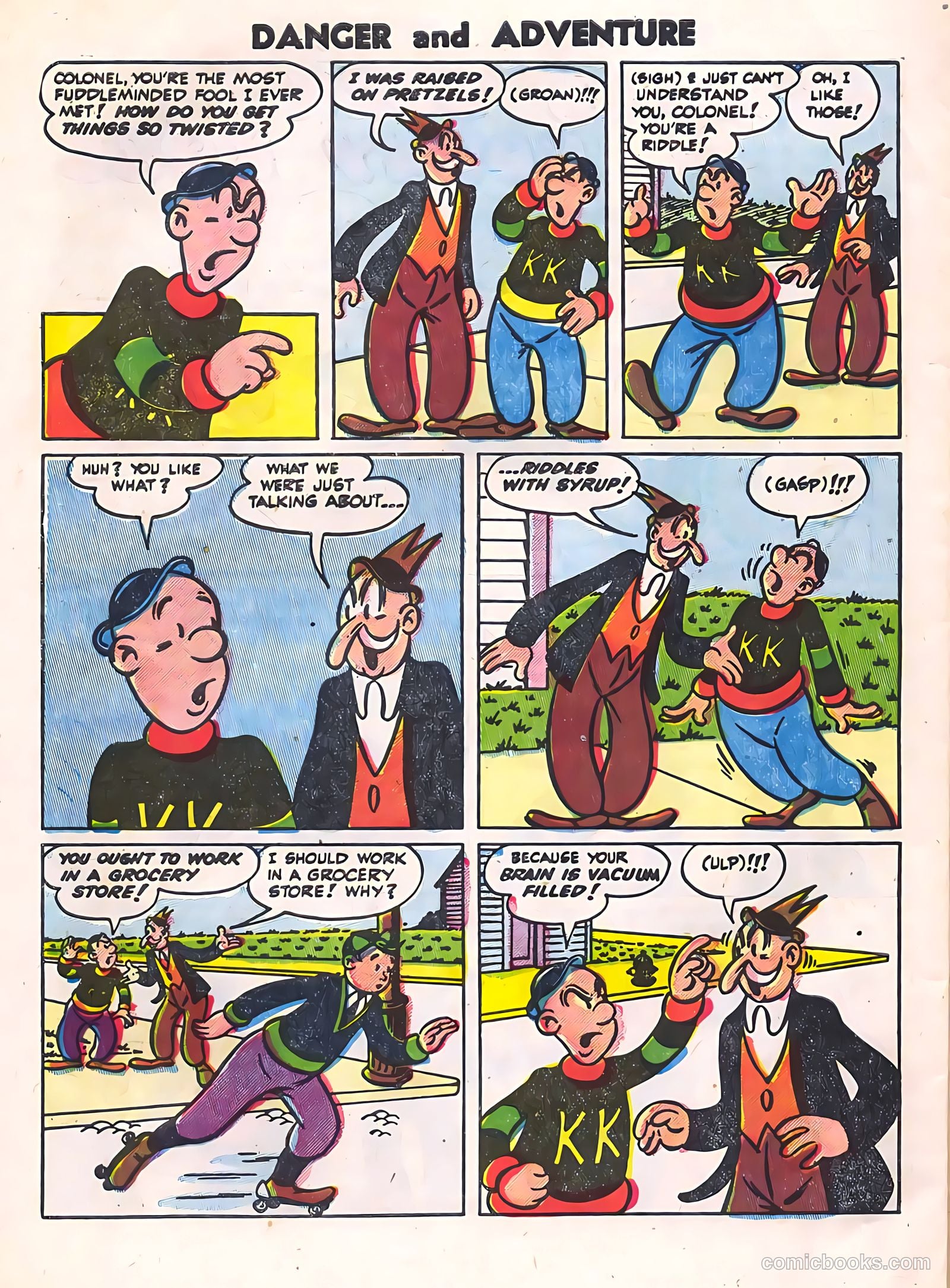 Danger and Adventure #24 (1955) — page 30 of 36